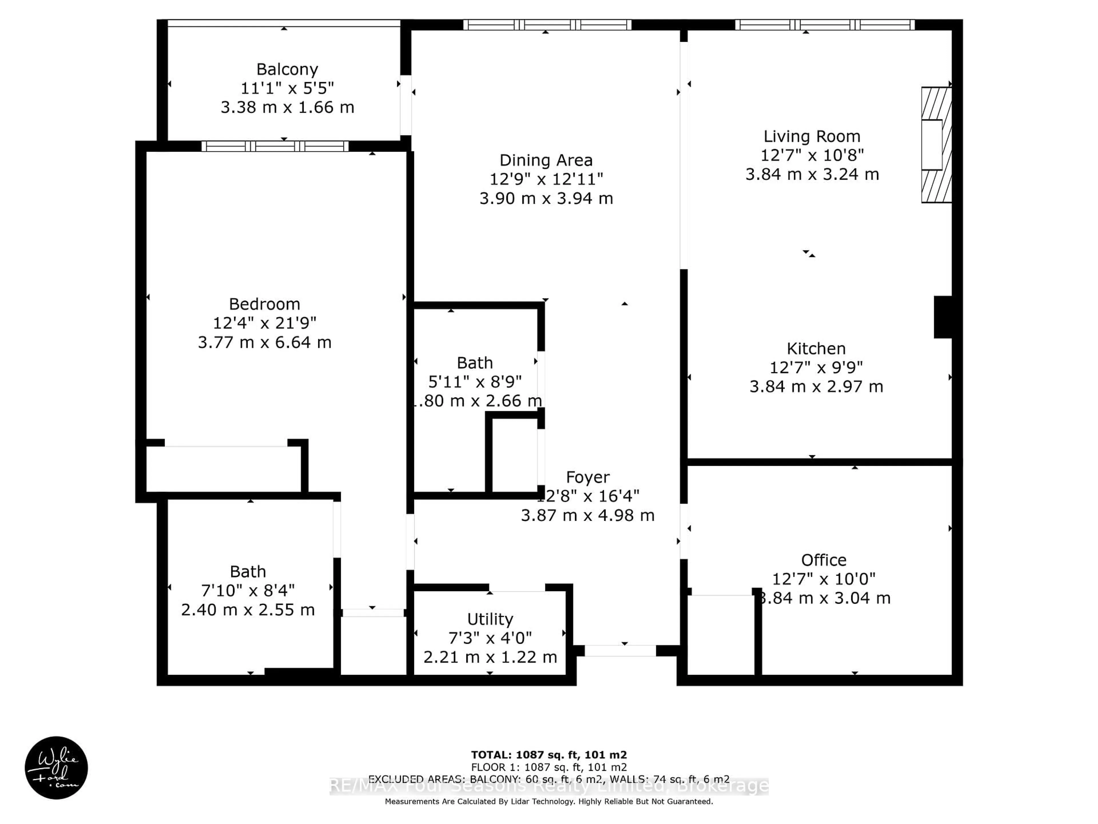 Floor plan for 1 Shipyard Lane #301, Collingwood Ontario L9Y 0W2