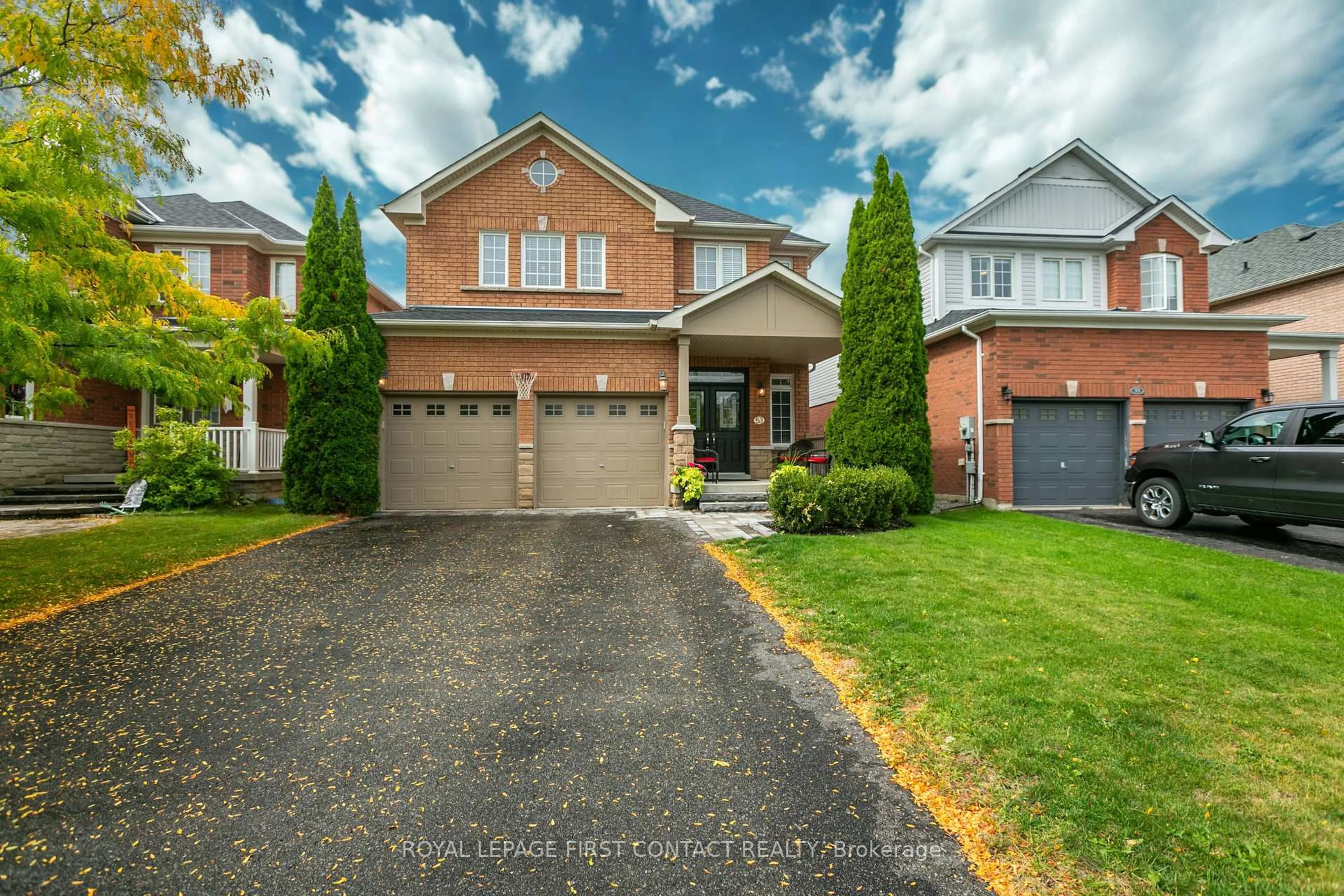 Home with brick exterior material, street for 53 Tudor Cres, Barrie Ontario L4M 0A8