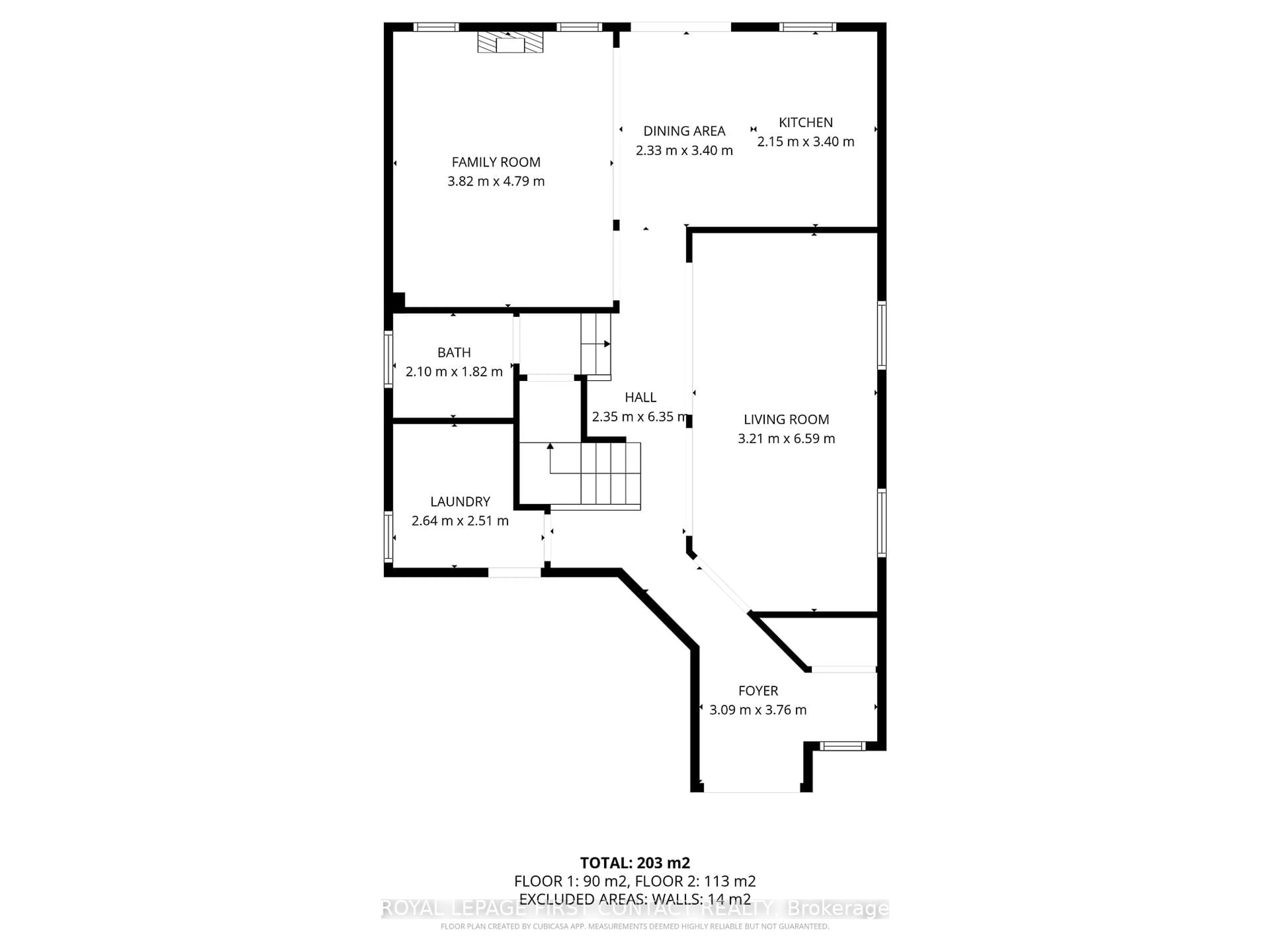 Floor plan for 53 Tudor Cres, Barrie Ontario L4M 0A8