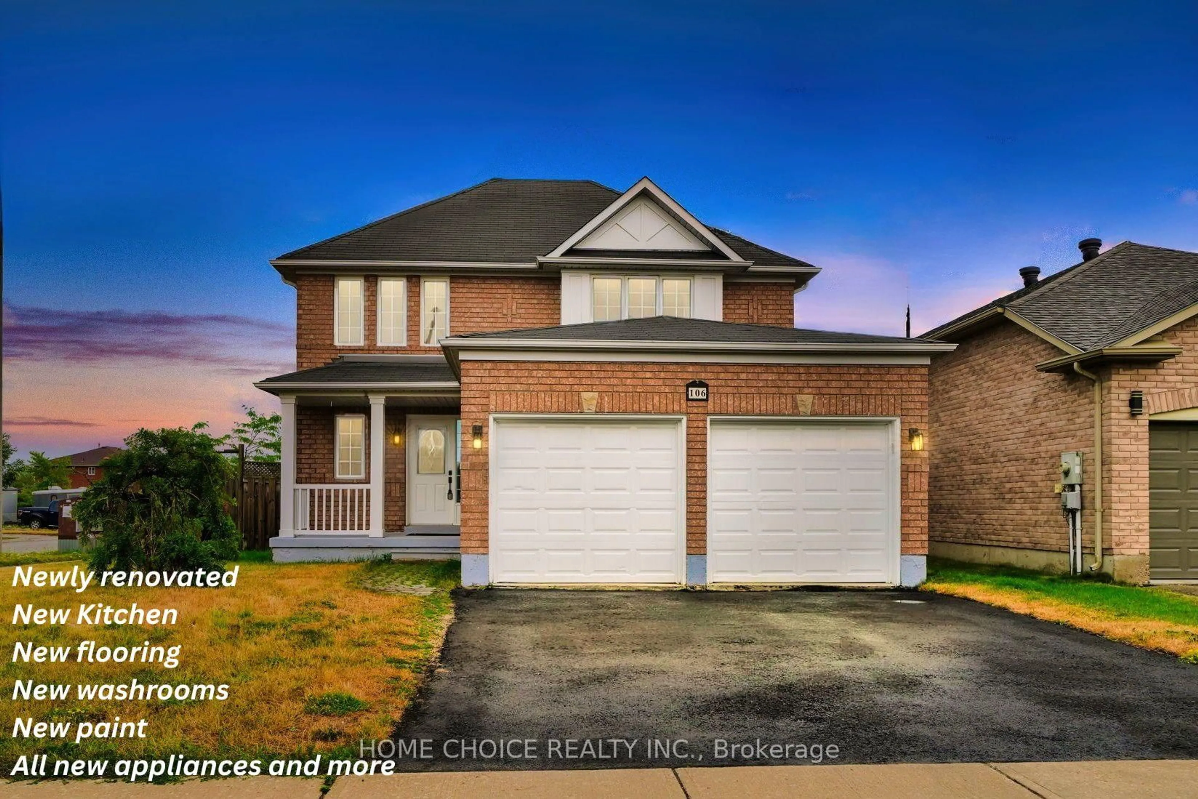 Home with brick exterior material, street for 106 Brighton Rd, Barrie Ontario L4M 6S2