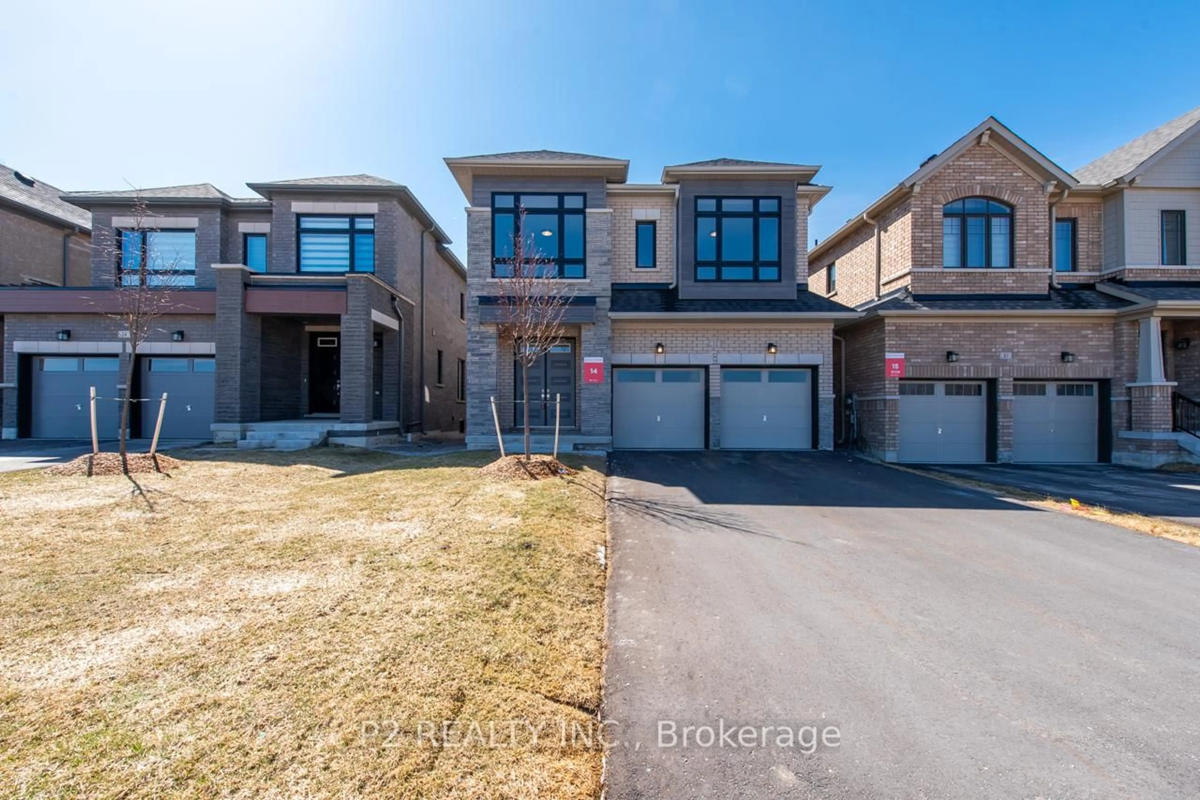 Home with brick exterior material, street for 16 Wild Ginger Lane, Springwater Ontario L9X 2E4