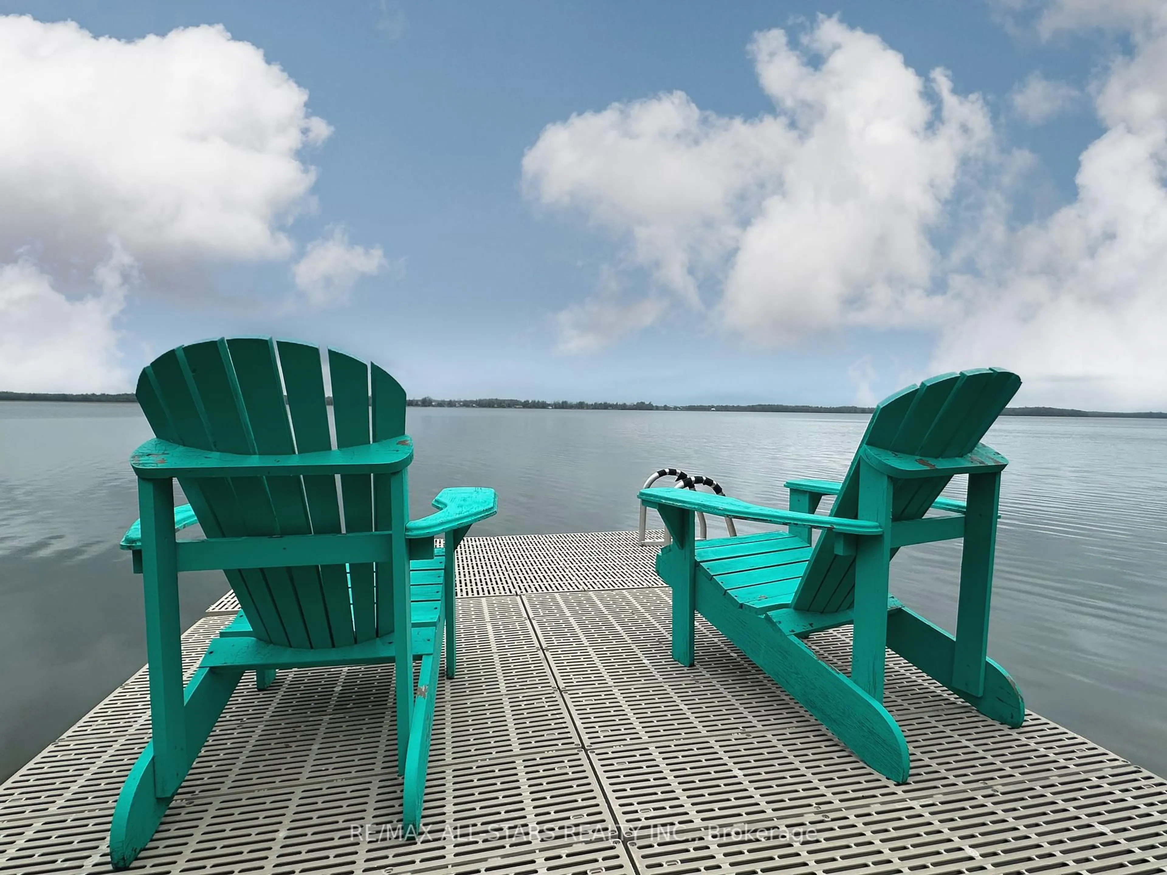 Patio, water/lake/river/ocean view for 1054 Sylvan Glen Dr, Ramara Ontario L0K 1B0