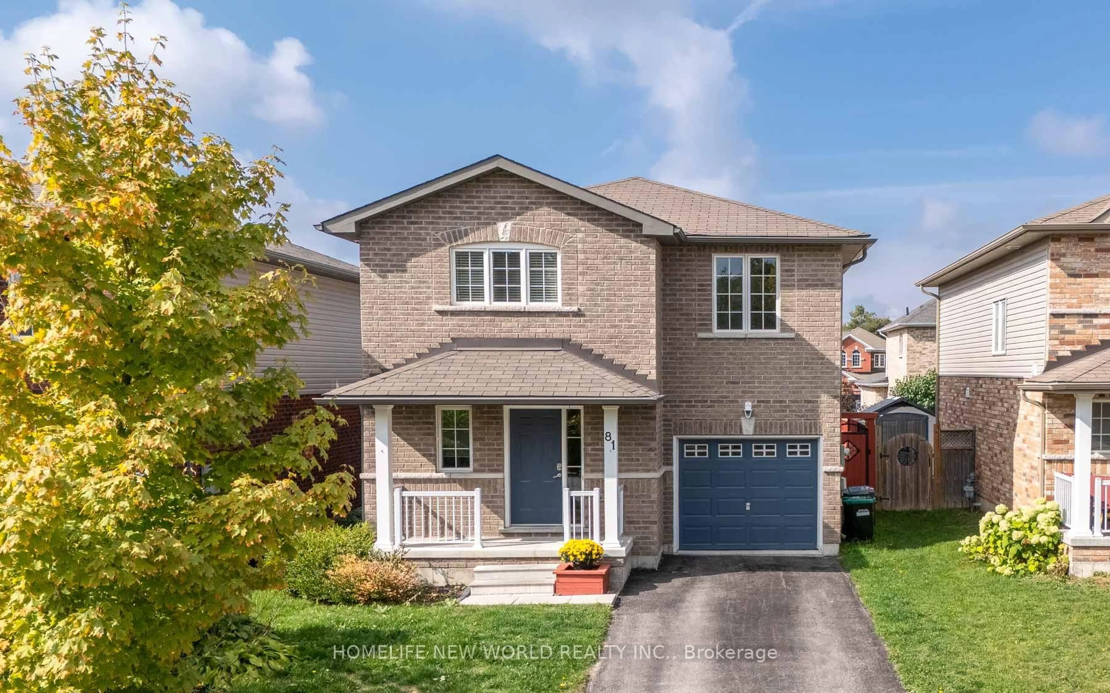 Home with brick exterior material, street for 81 White Cres, Barrie Ontario L4N 5Z9
