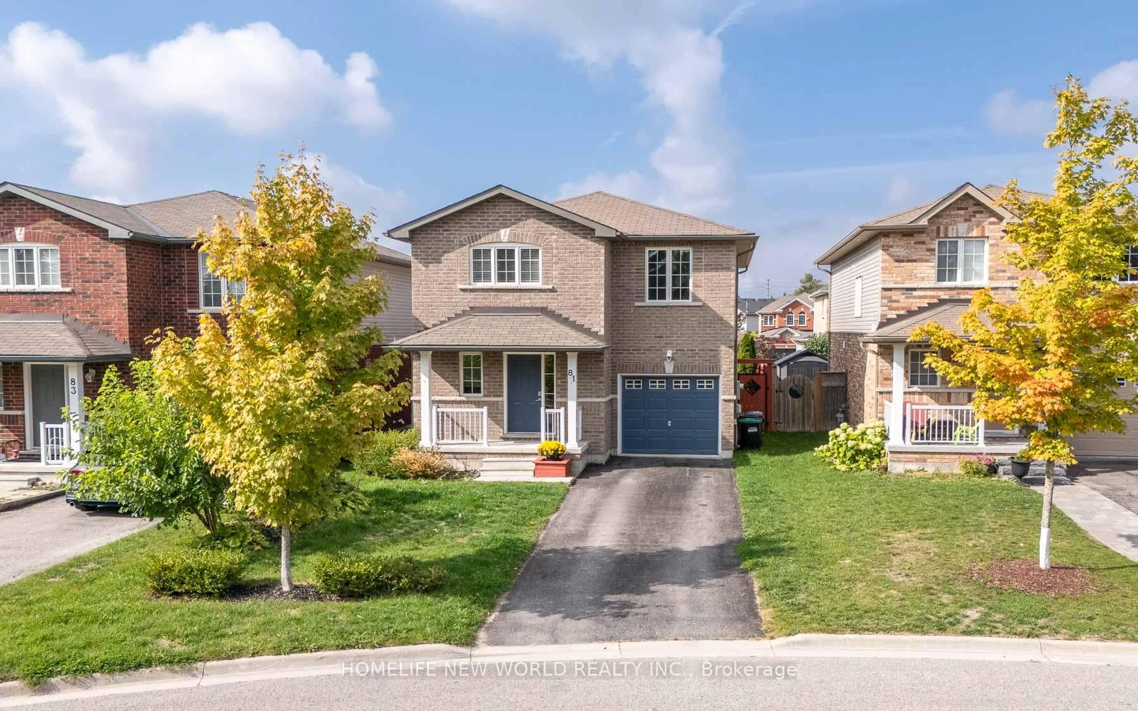 Home with brick exterior material, street for 81 White Cres, Barrie Ontario L4N 5Z9