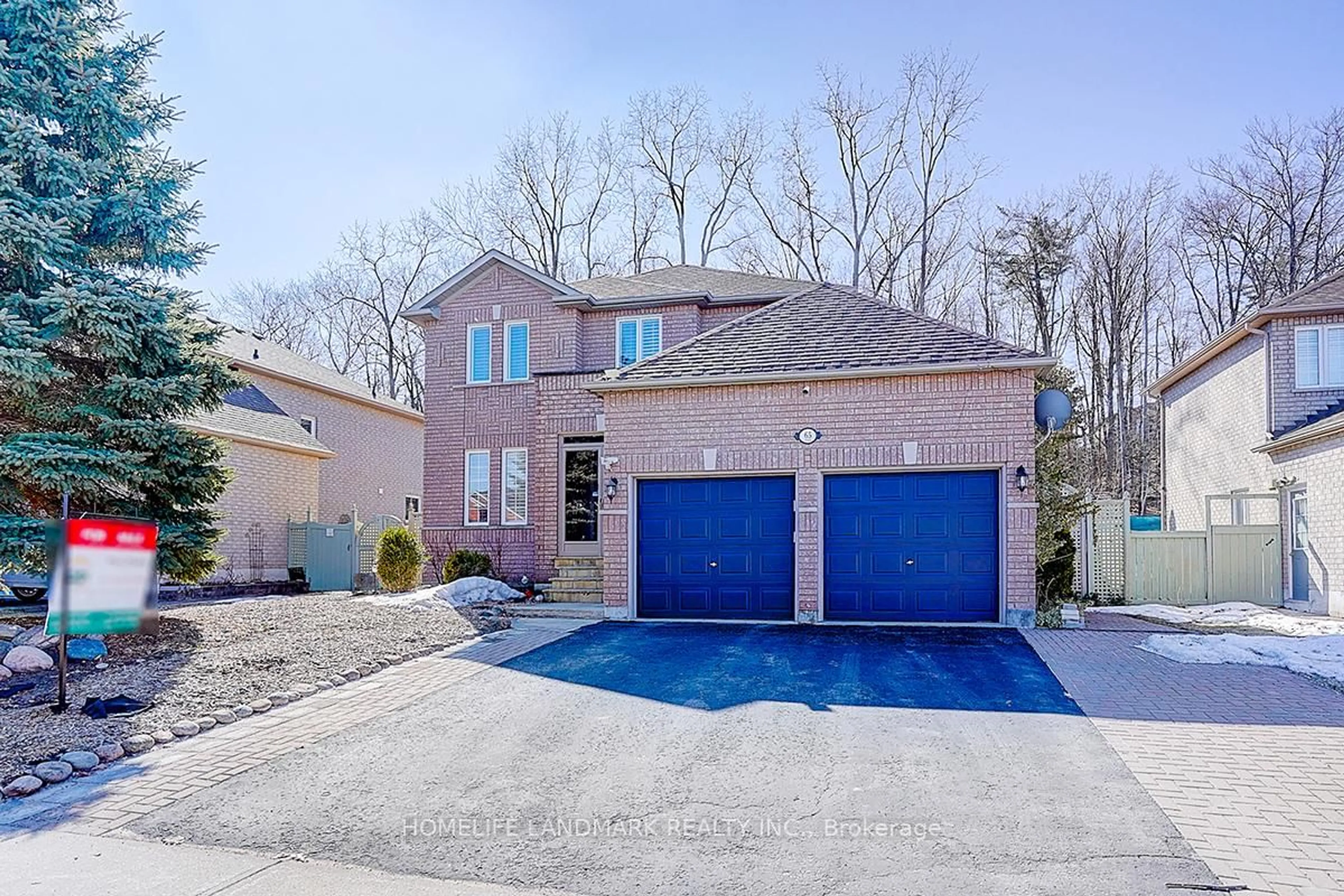 Home with brick exterior material, street for 65 Crimson Ridge Rd, Barrie Ontario L4N 0G7