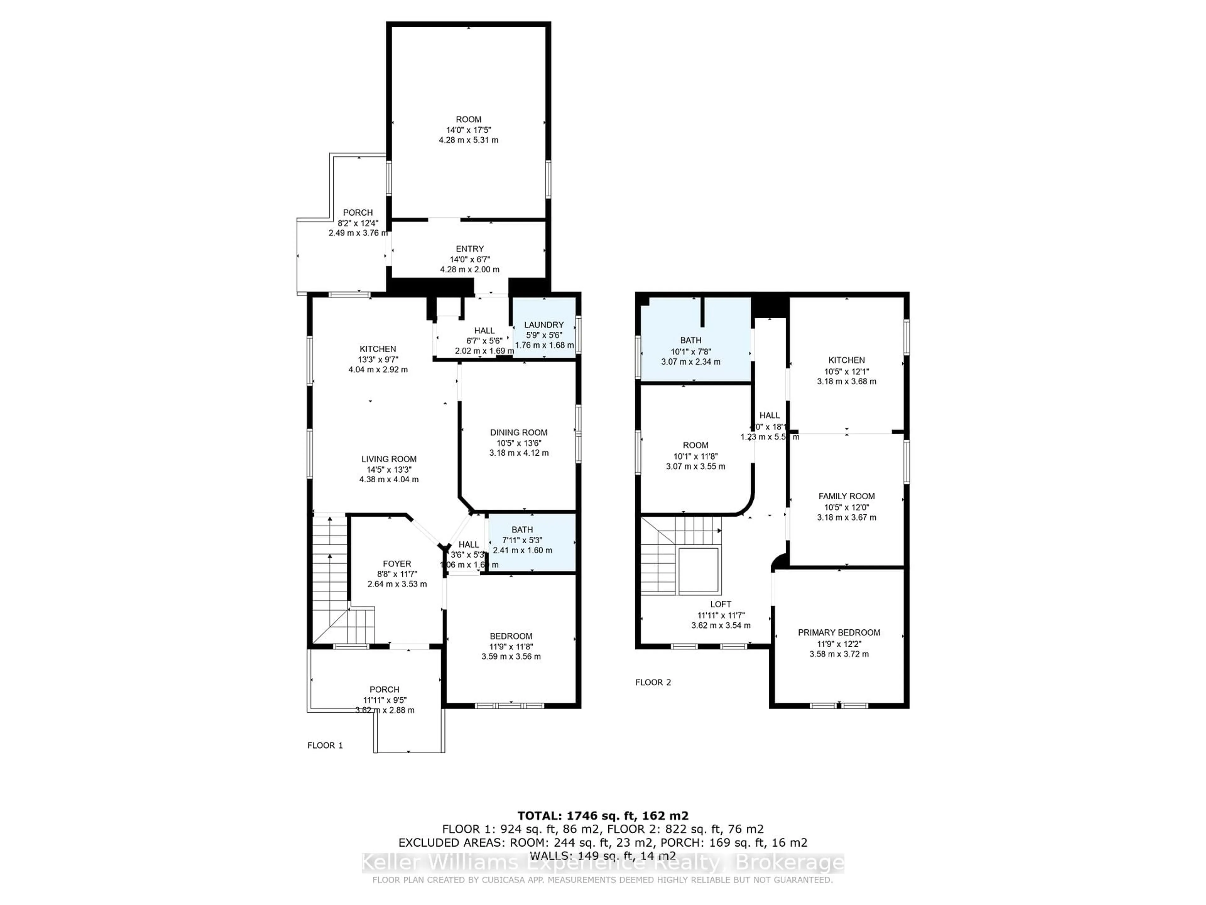 Floor plan for 20 Yonge St, Springwater Ontario L0L 1P0