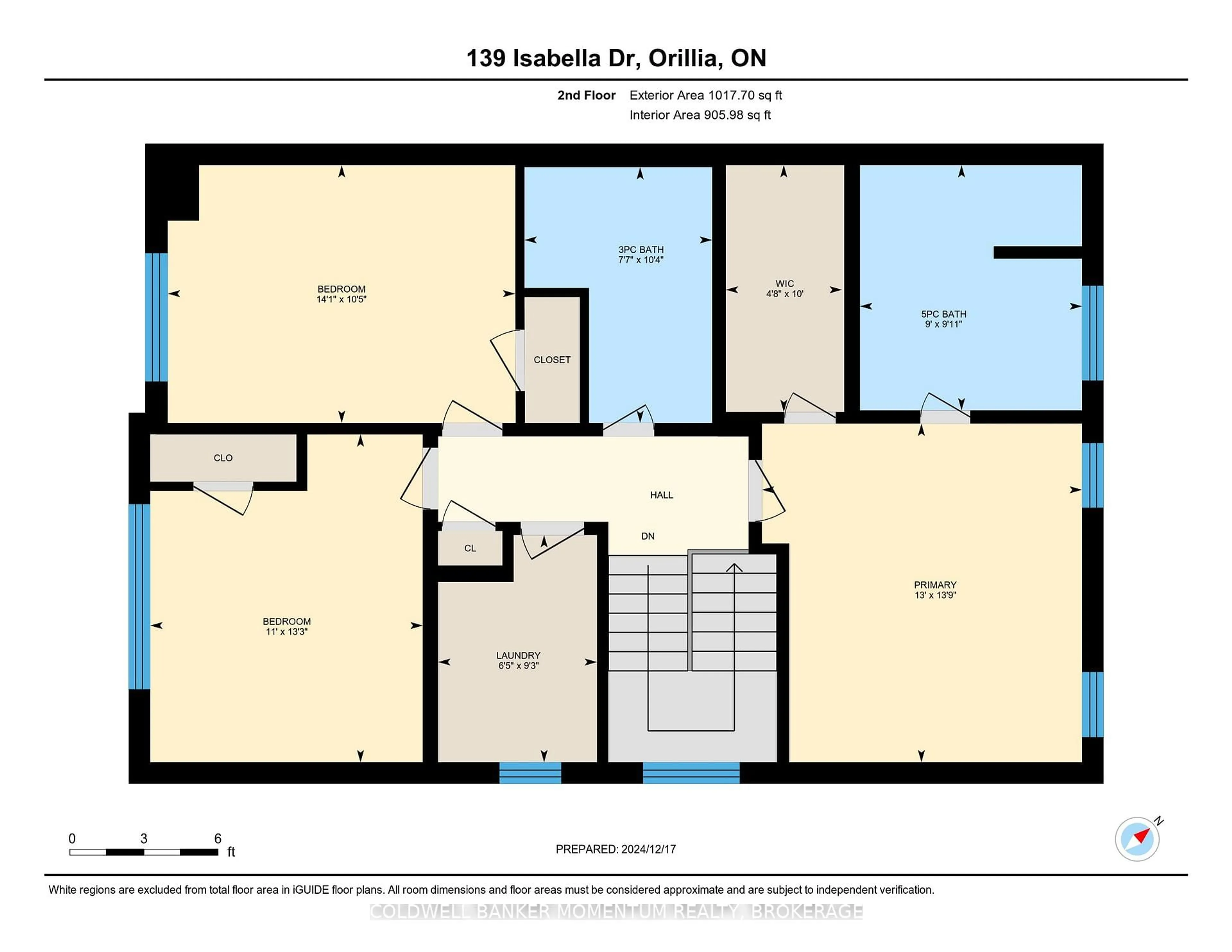 Floor plan for 139 Isabella Dr, Orillia Ontario L3V 8K7