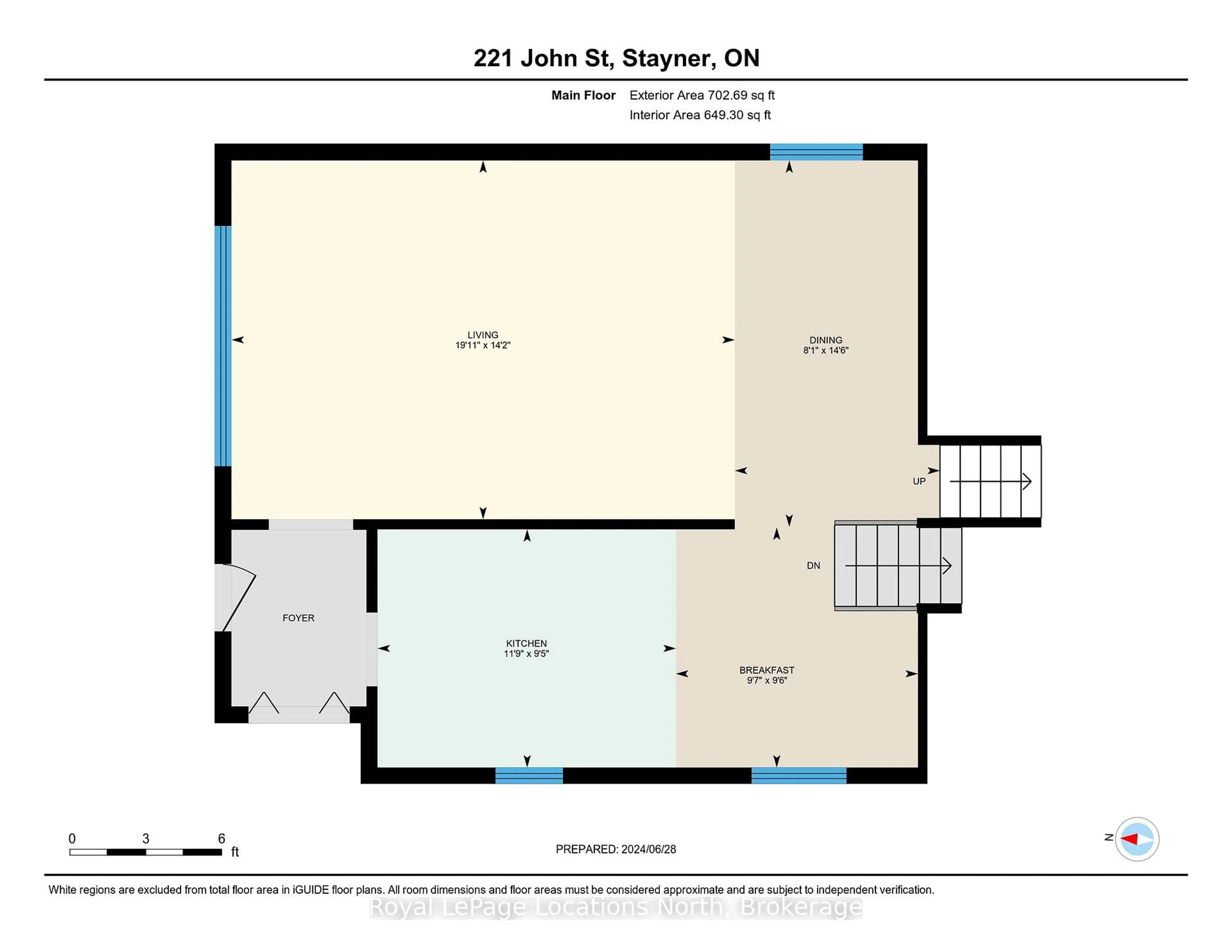 Floor plan for 221 John St, Clearview Ontario L0M 1S0