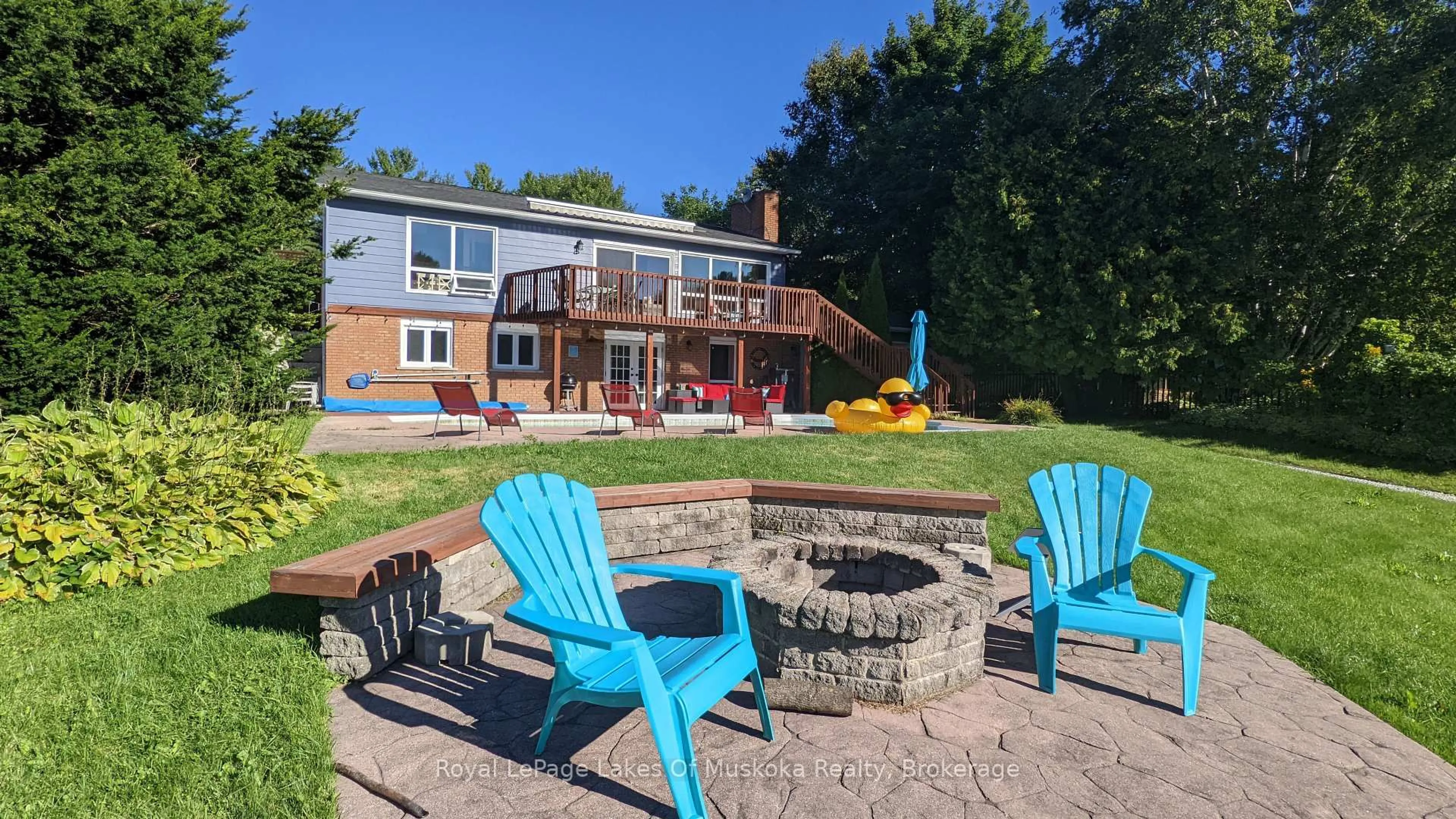 Patio, water/lake/river/ocean view for 1815 Peninsula Point Rd, Severn Ontario P0E 1N0