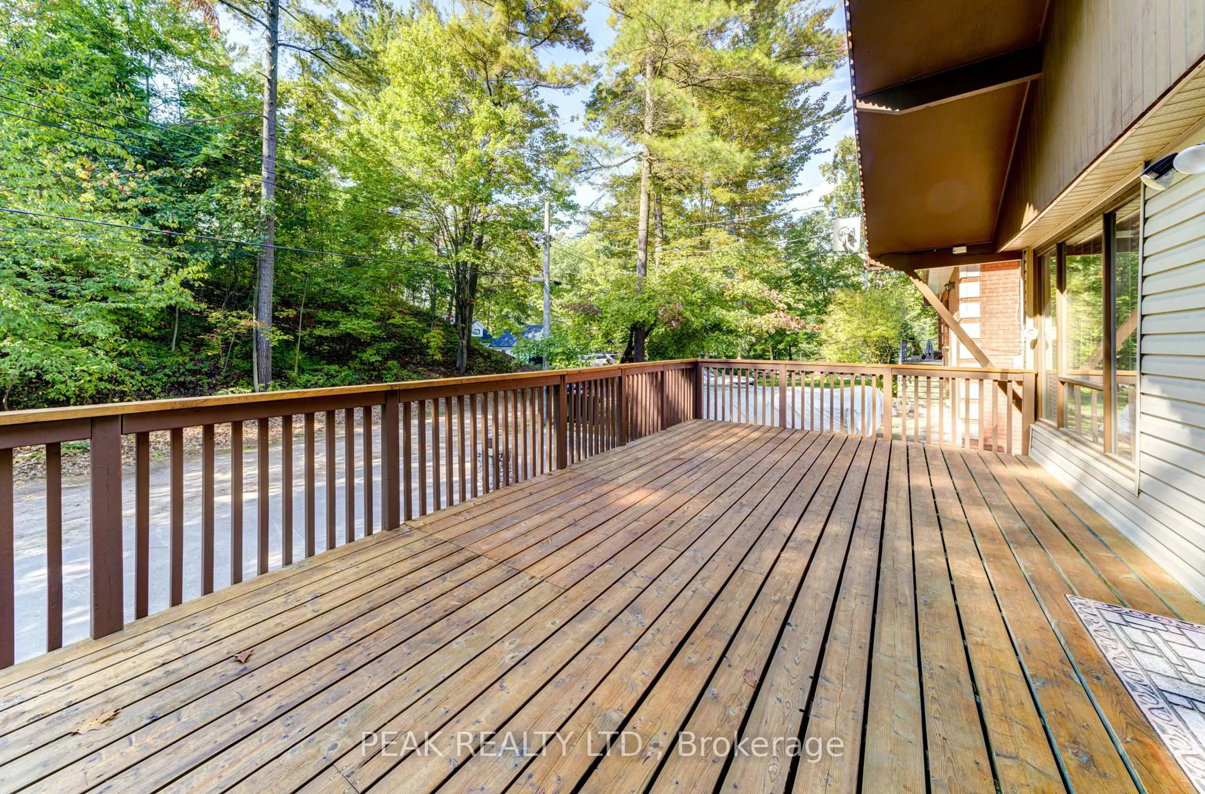 Patio, forest/trees view for 11 Glen Ave, Tiny Ontario L0L 2T0