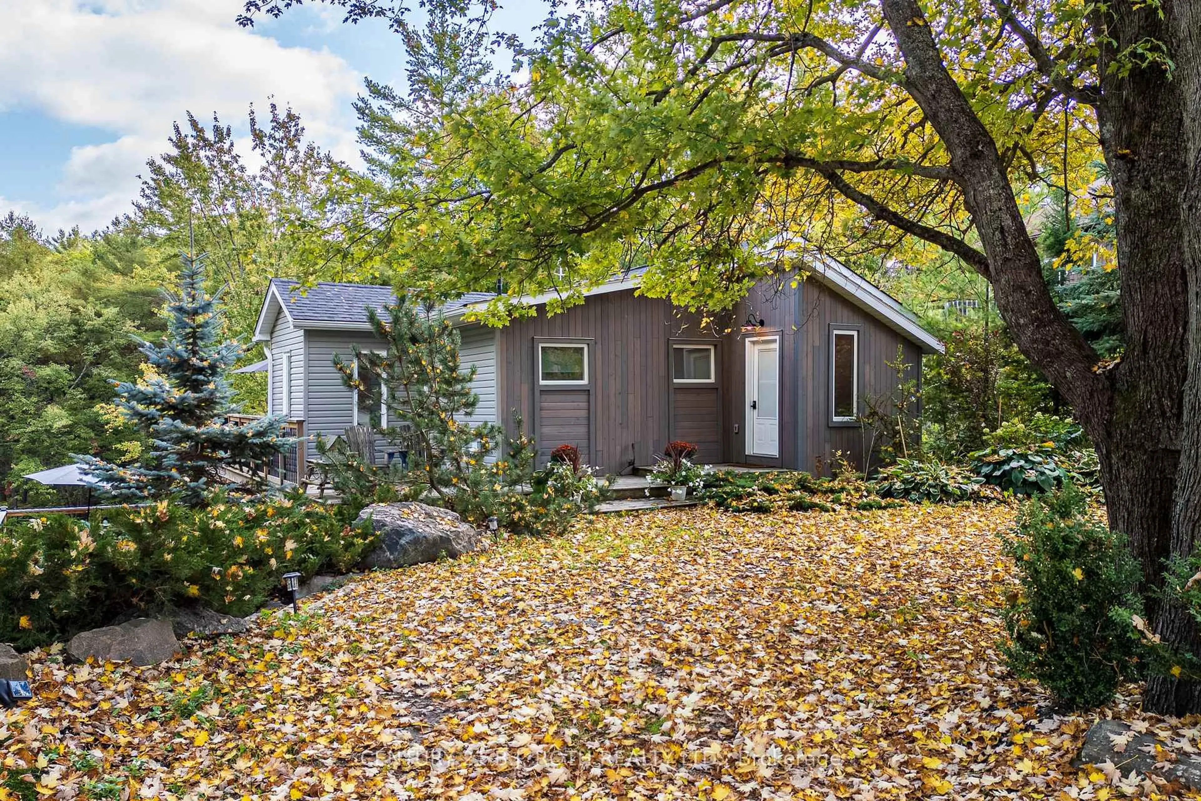 Home with vinyl exterior material, street for 8101 Kings River Rd, Ramara Ontario L0K 2B0