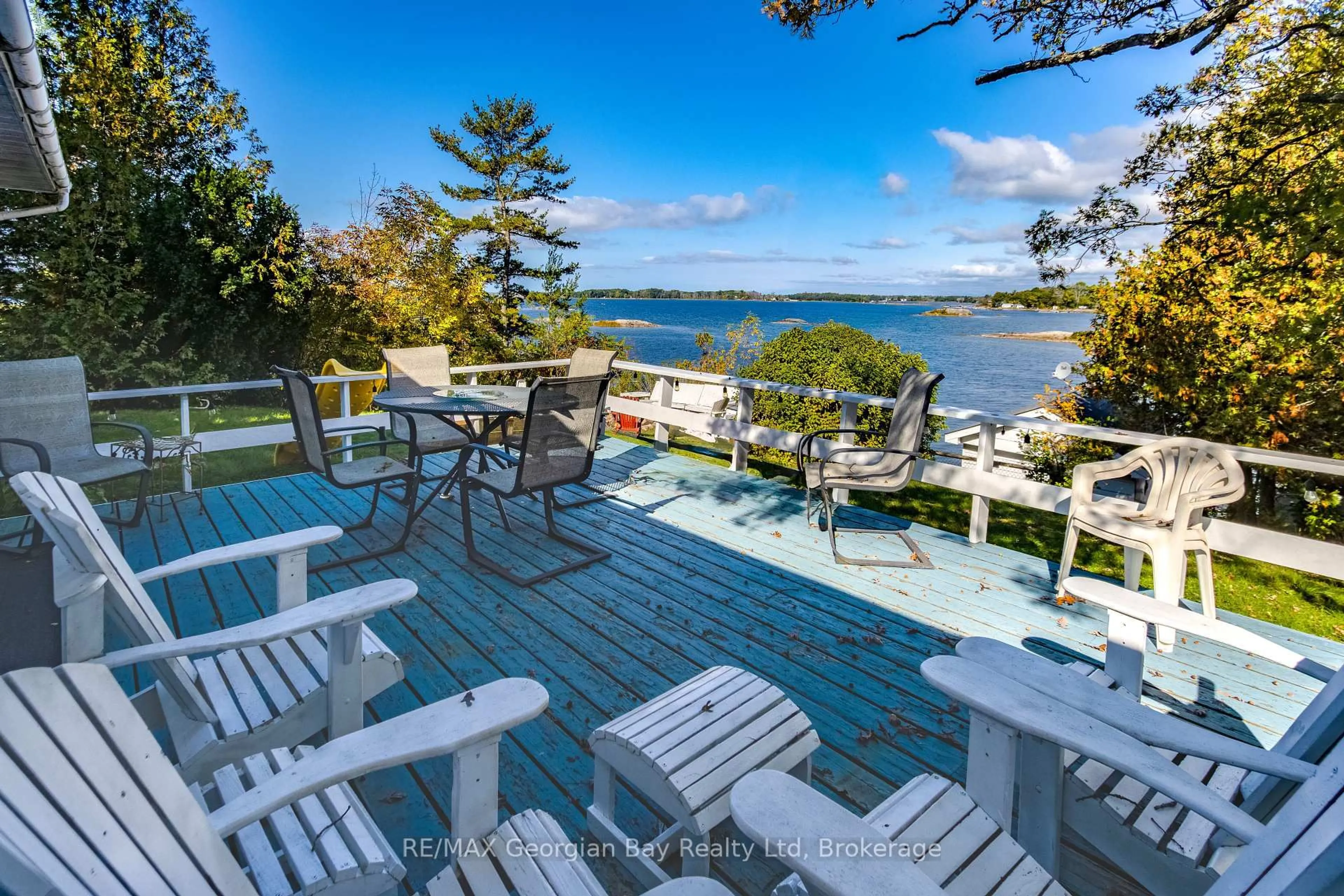 Patio, water/lake/river/ocean view for 134 Forest Harbour Pkwy, Tay Ontario L0K 2C0