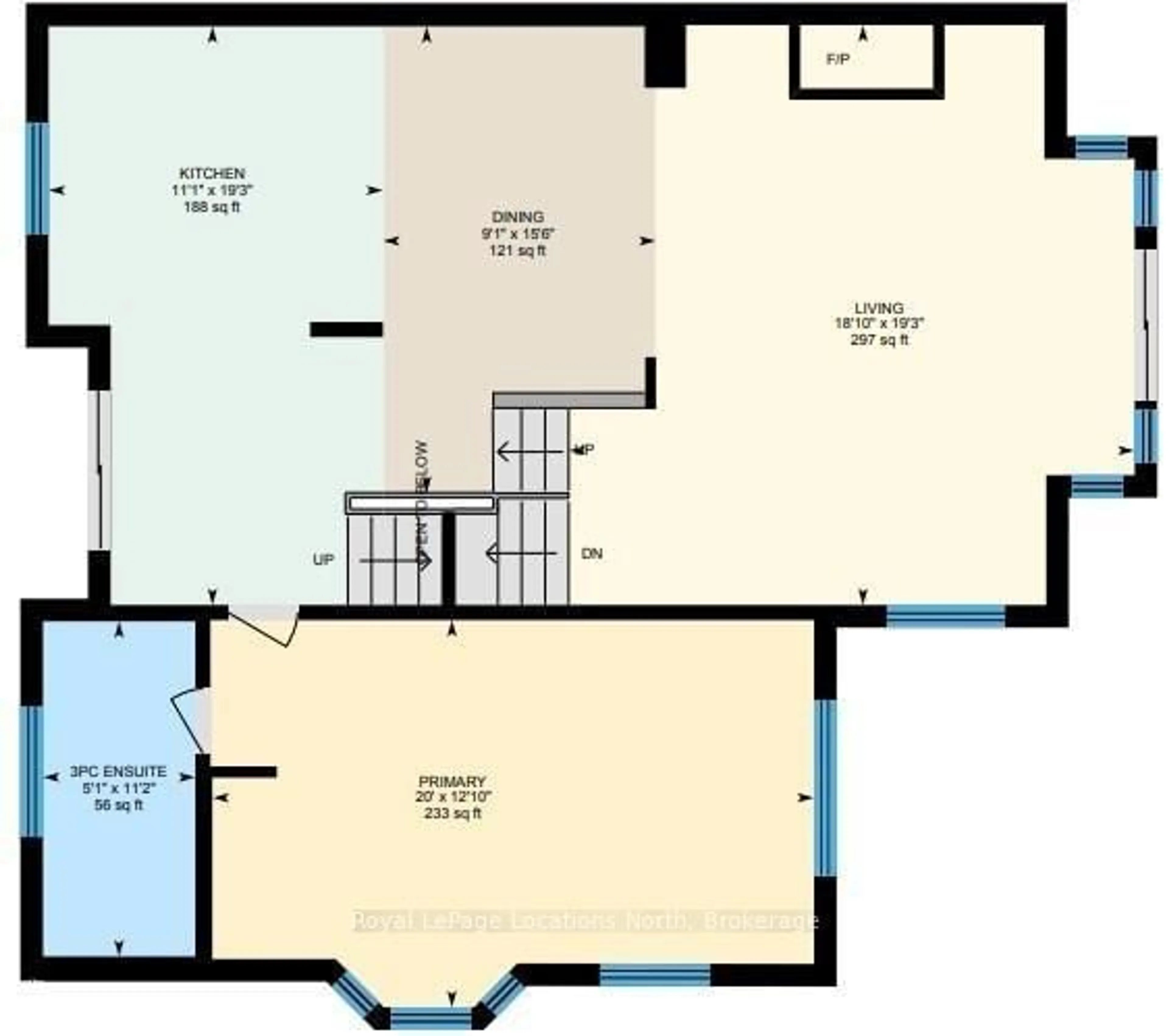 Floor plan for 38 Lighthouse Lane, Collingwood Ontario L9Y 5C8