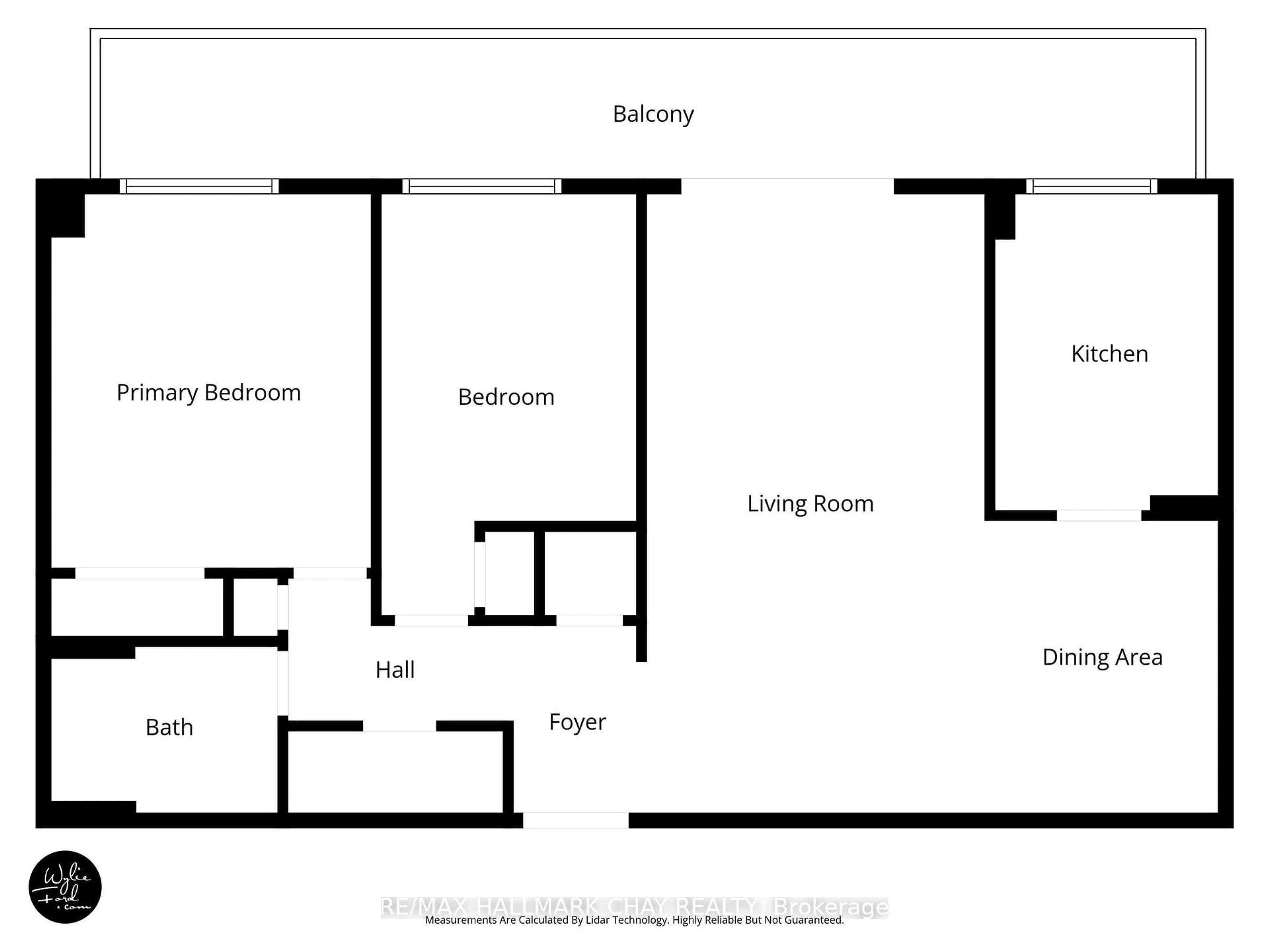 Floor plan for 414 Blake St #705, Barrie Ontario L4M 5J7