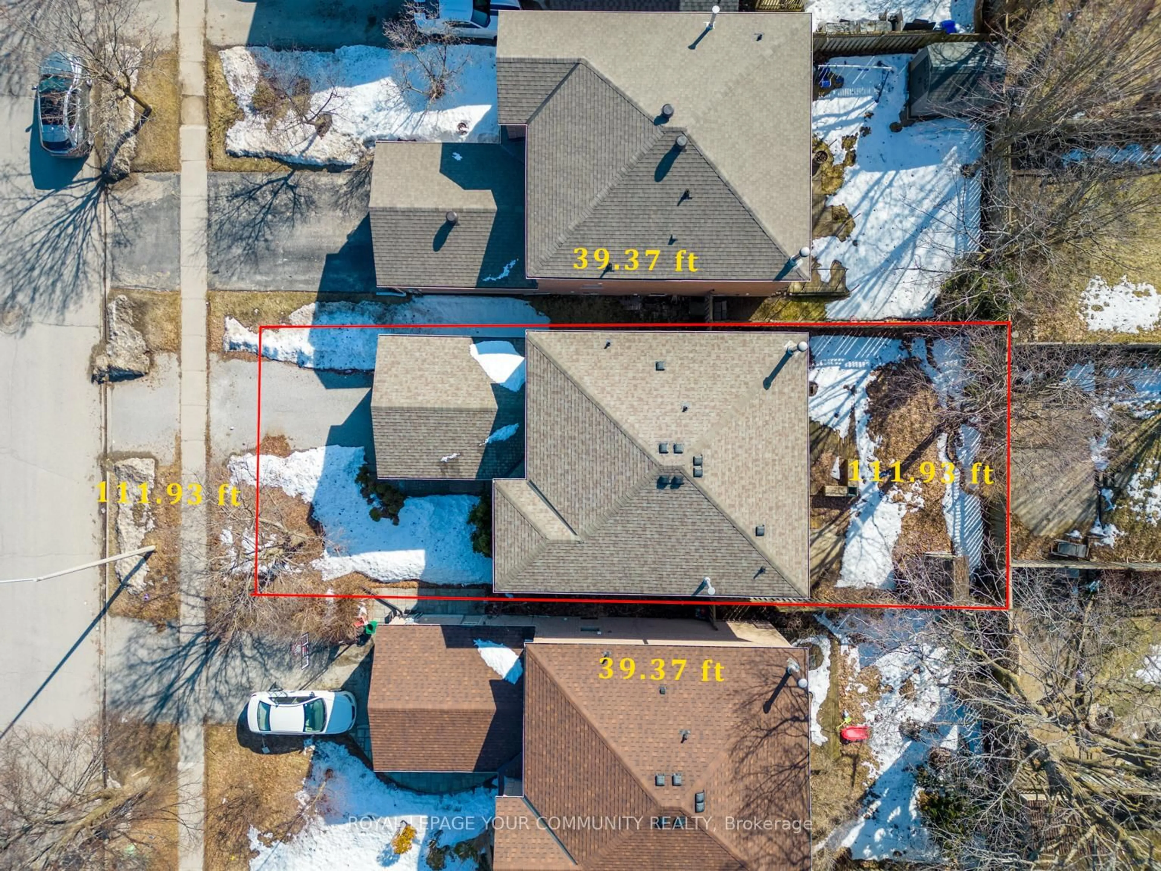 A pic from outside/outdoor area/front of a property/back of a property/a pic from drone, street for 391 Hickling Tr, Barrie Ontario L4M 6A9