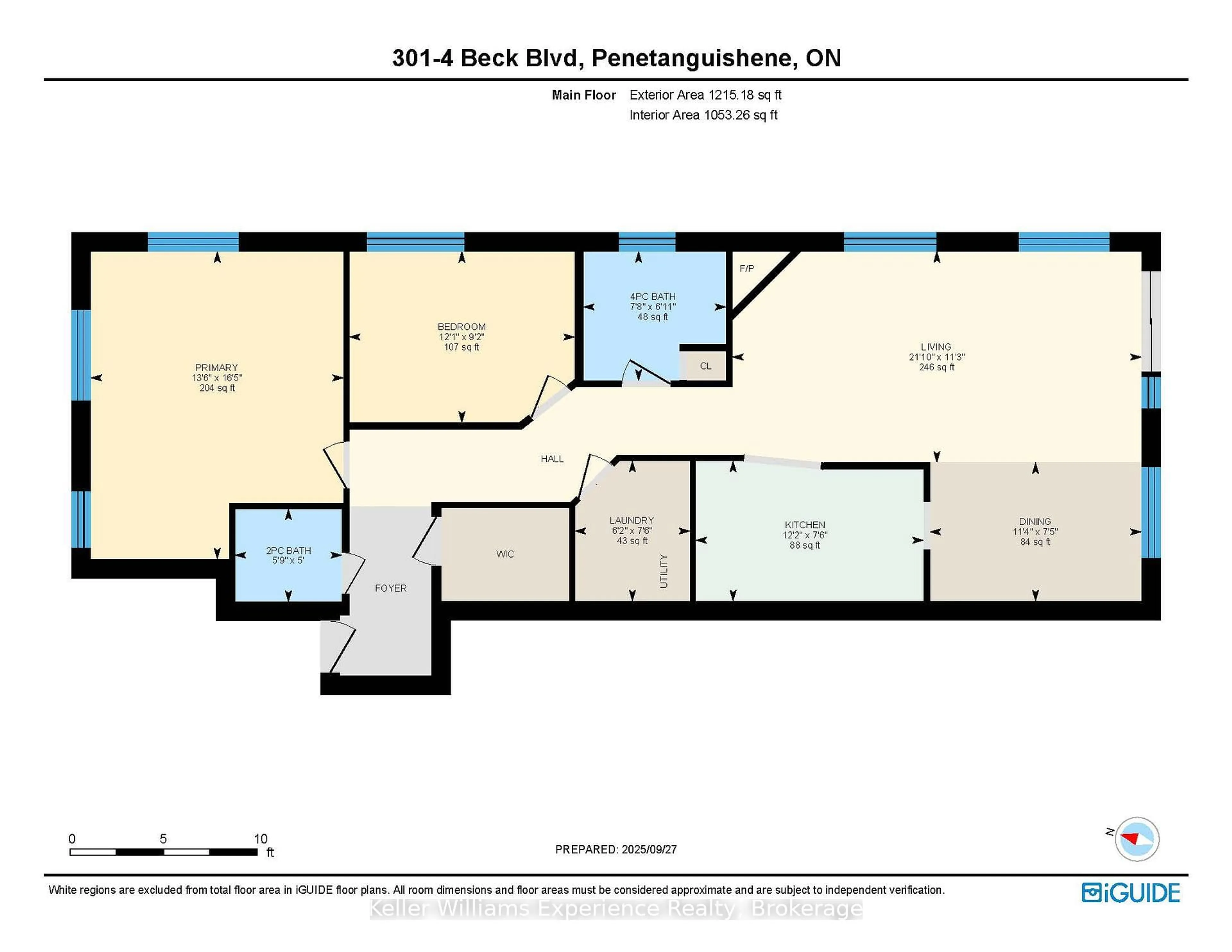 Floor plan for 4 Beck Blvd #301, Penetanguishene Ontario L9M 2H3