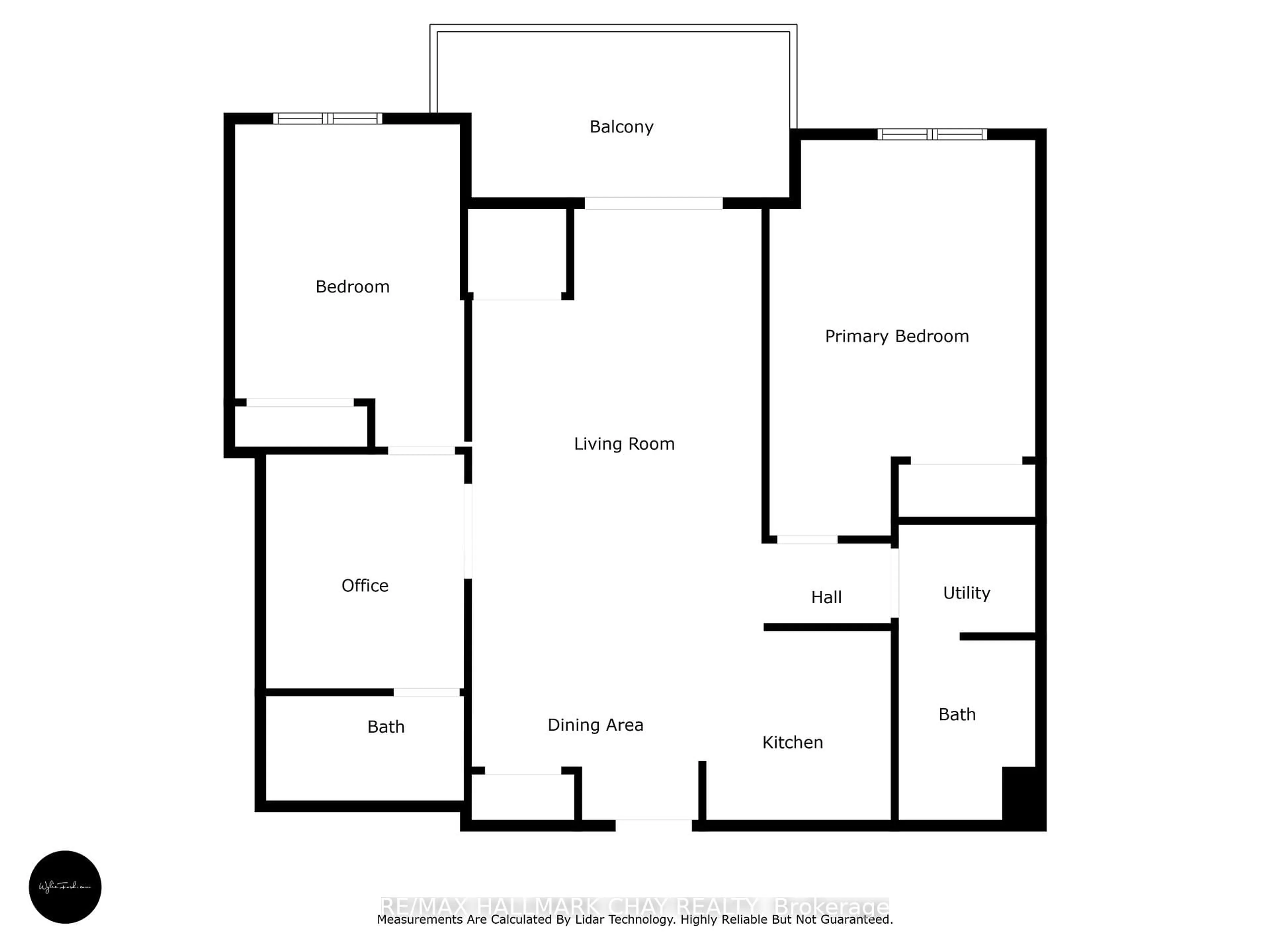 Floor plan for 100 Dean Ave #107, Barrie Ontario L9J 0H1