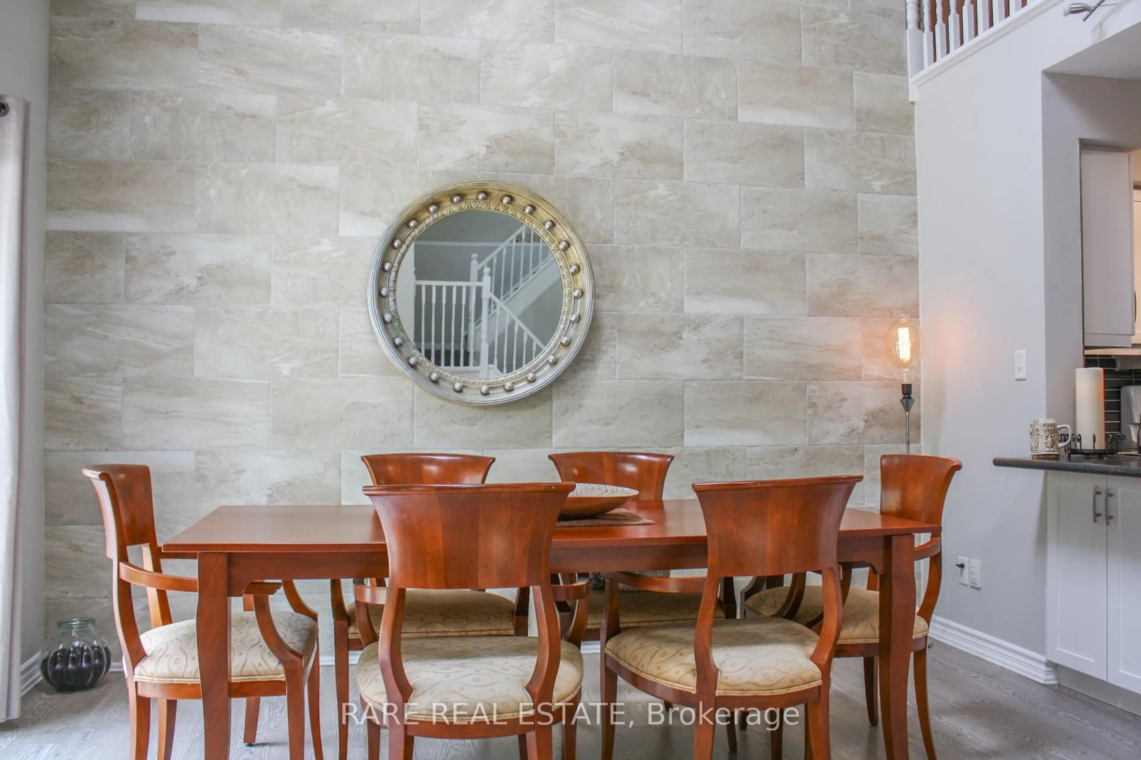 Dining room, ceramic/tile floor for 40 Wasaga Woods Circ, Wasaga Beach Ontario L9Z 2Y9