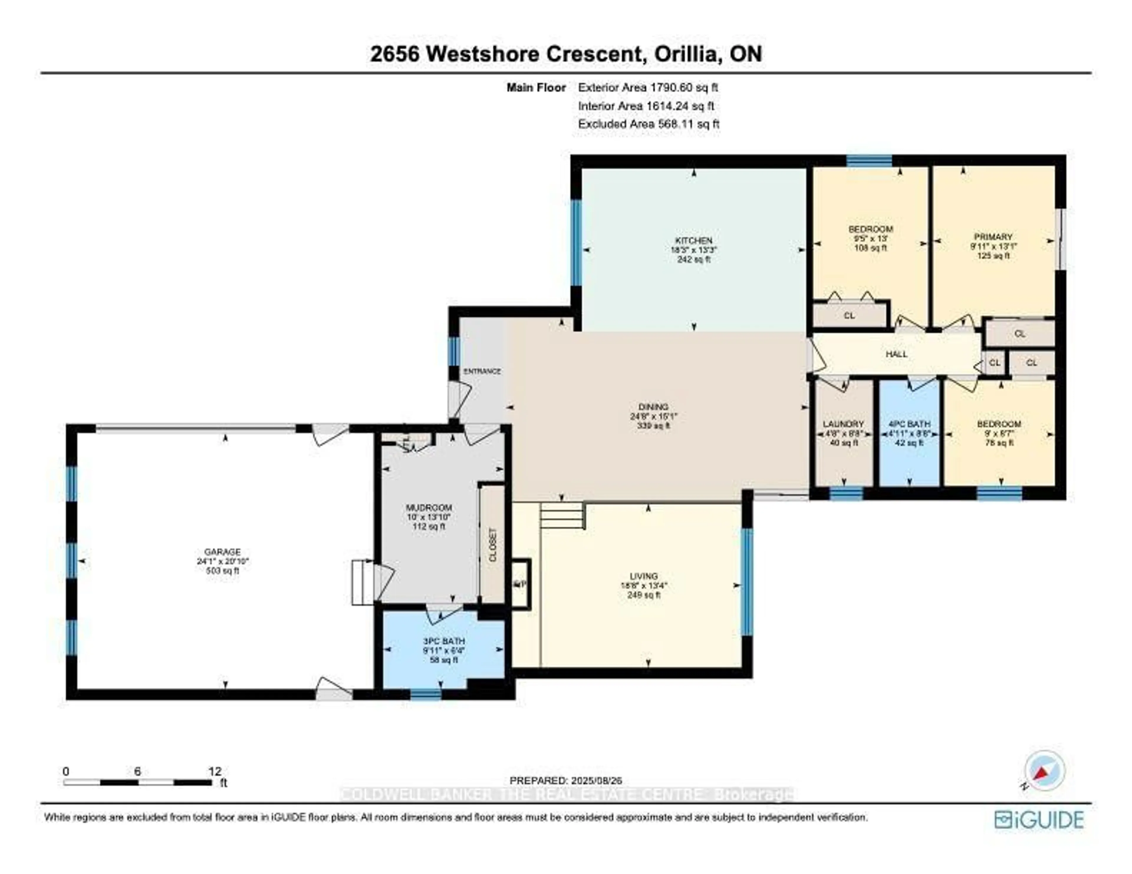 Floor plan for 2656 Westshore Cres, Severn Ontario L3V 6H3