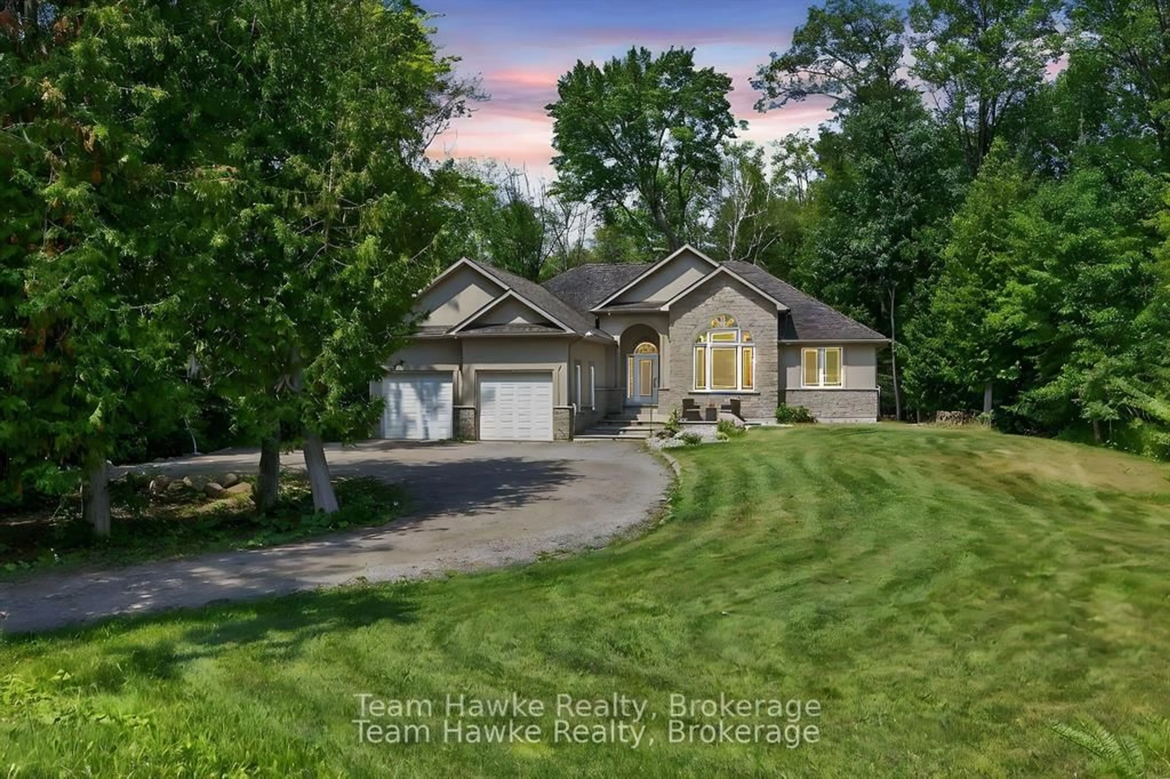 A pic from outside/outdoor area/front of a property/back of a property/a pic from drone, water/lake/river/ocean view for 103 Spruce St, Tiny Ontario L0L 1P0