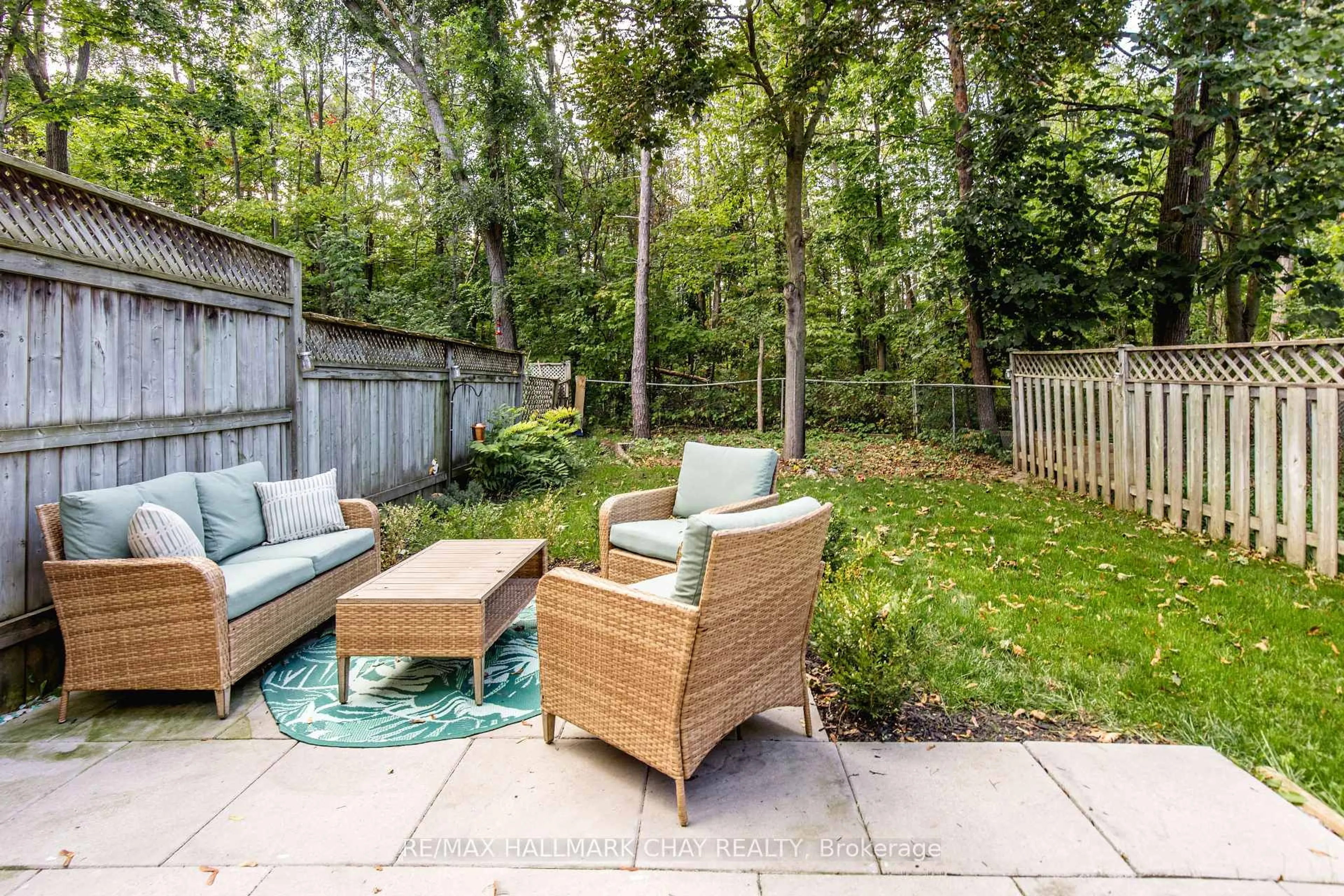 Patio, forest/trees view for 248 Ferndale Dr, Barrie Ontario L4N 8J9
