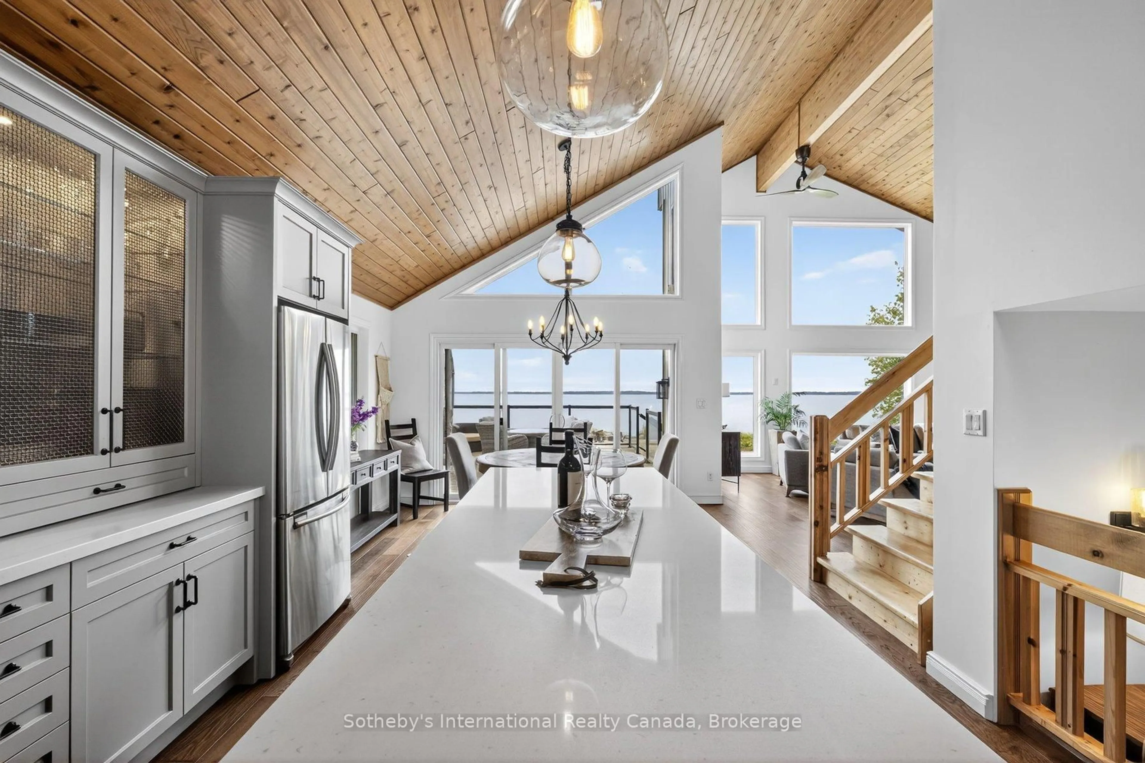 Open concept kitchen, unknown for 1773 Champlain Rd, Tiny Ontario L9M 0C1