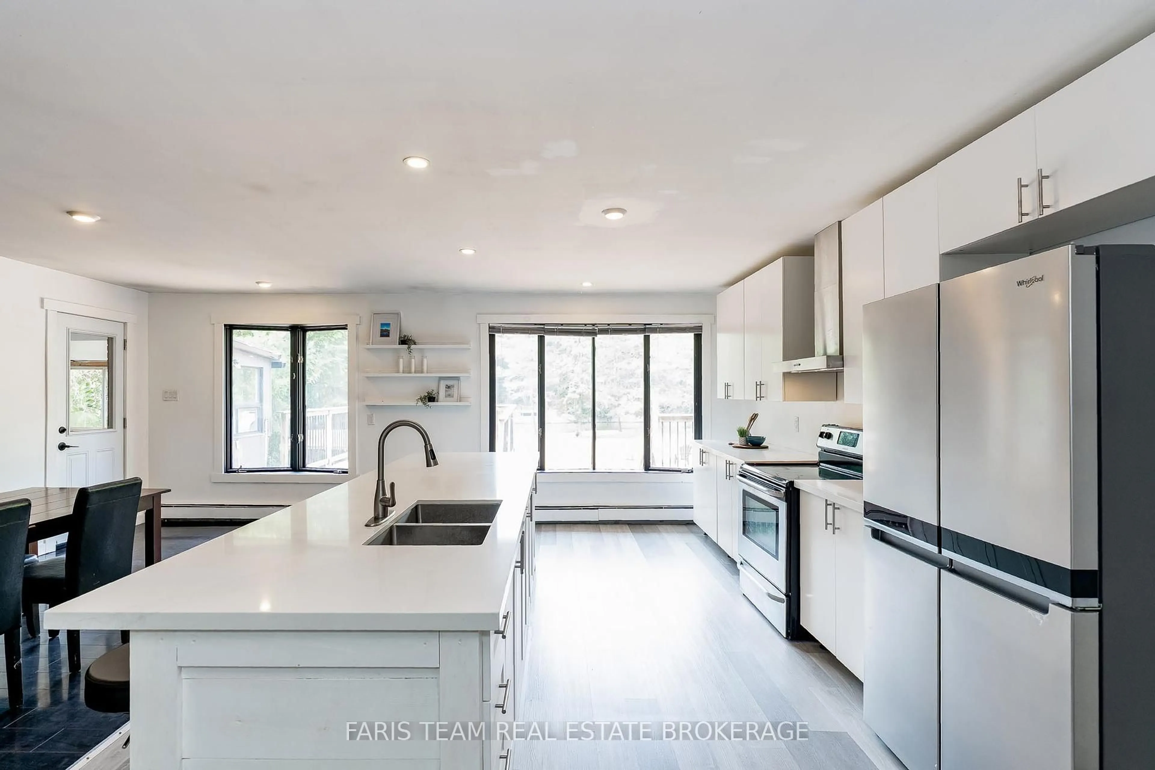 Contemporary kitchen, ceramic/tile floor for 256 Knox Rd, Wasaga Beach Ontario L9Z 2T5