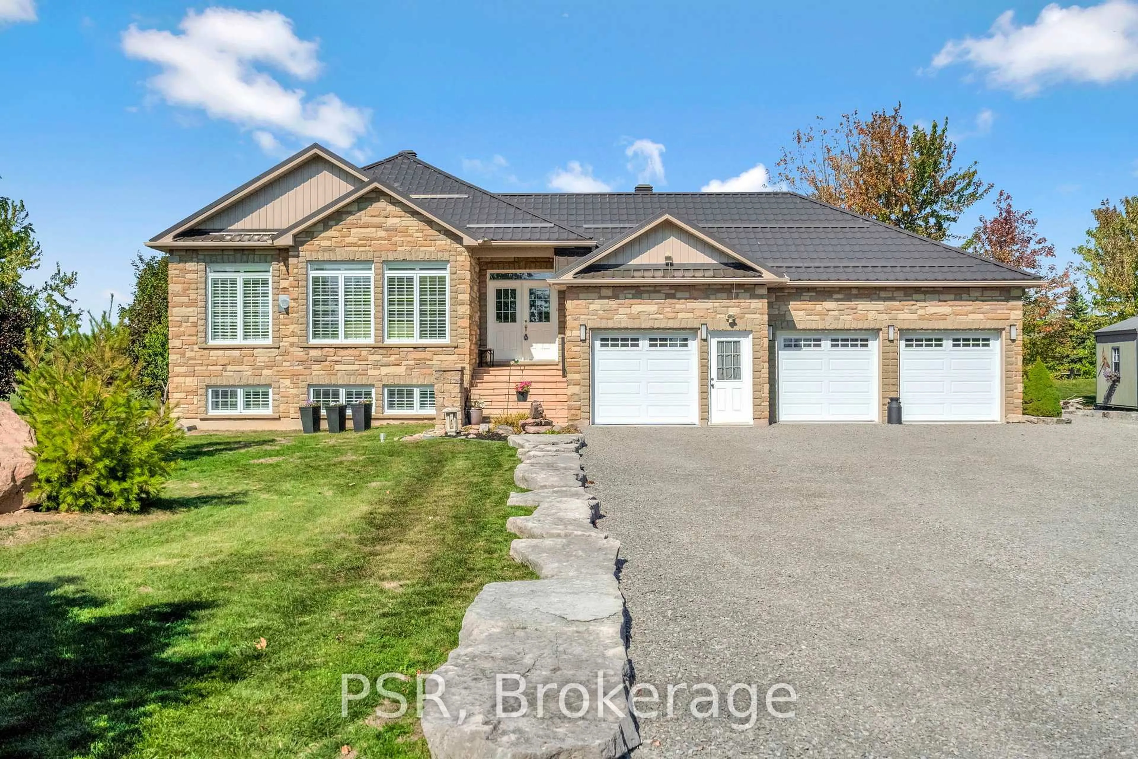 Home with brick exterior material, street for 2884 Sunnydale Lane, Ramara Ontario L0K 1B0