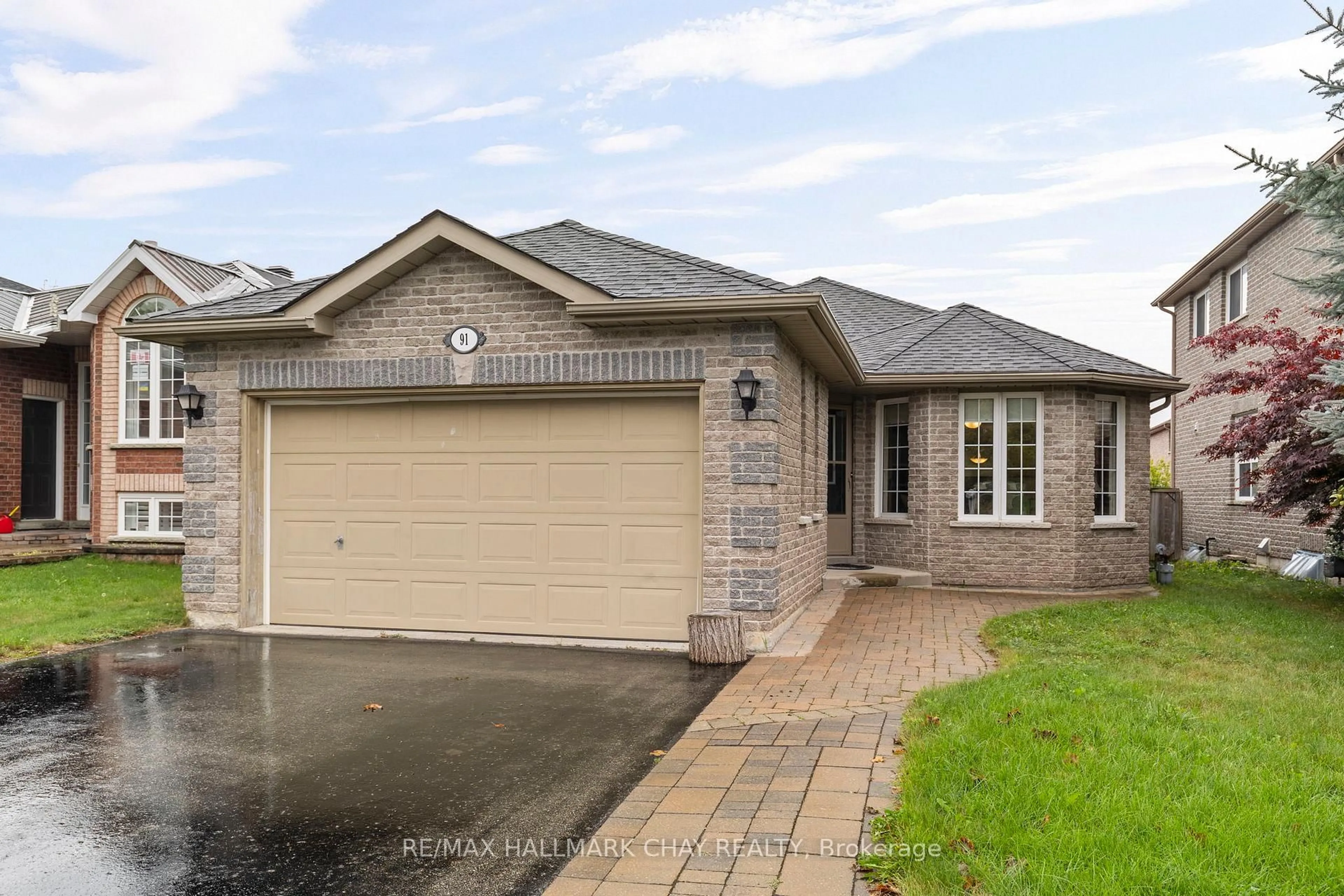 Home with brick exterior material, street for 91 Ruffet Dr, Barrie Ontario L4N 0N7