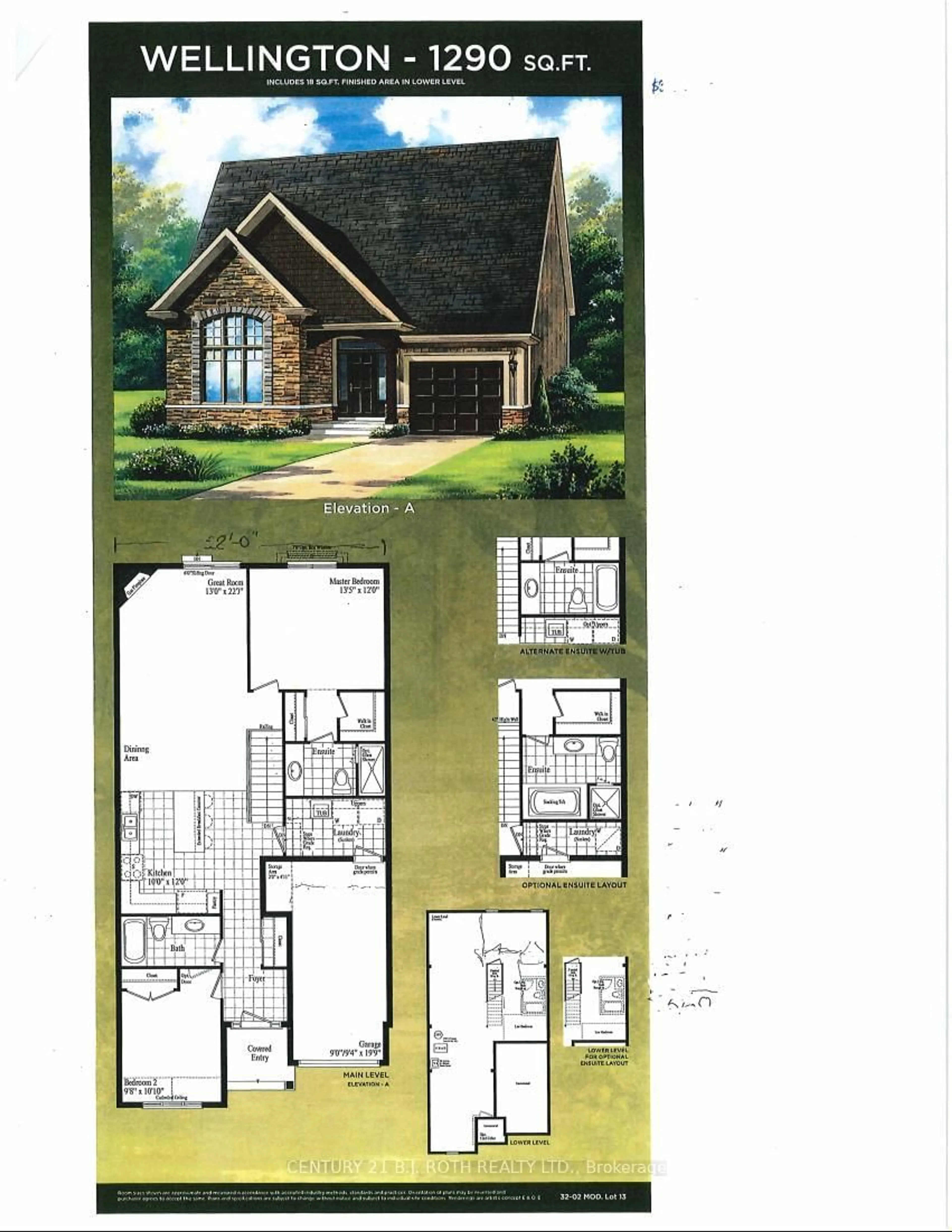Floor plan for 28 Canterbury Circ, Orillia Ontario L3V 0C9