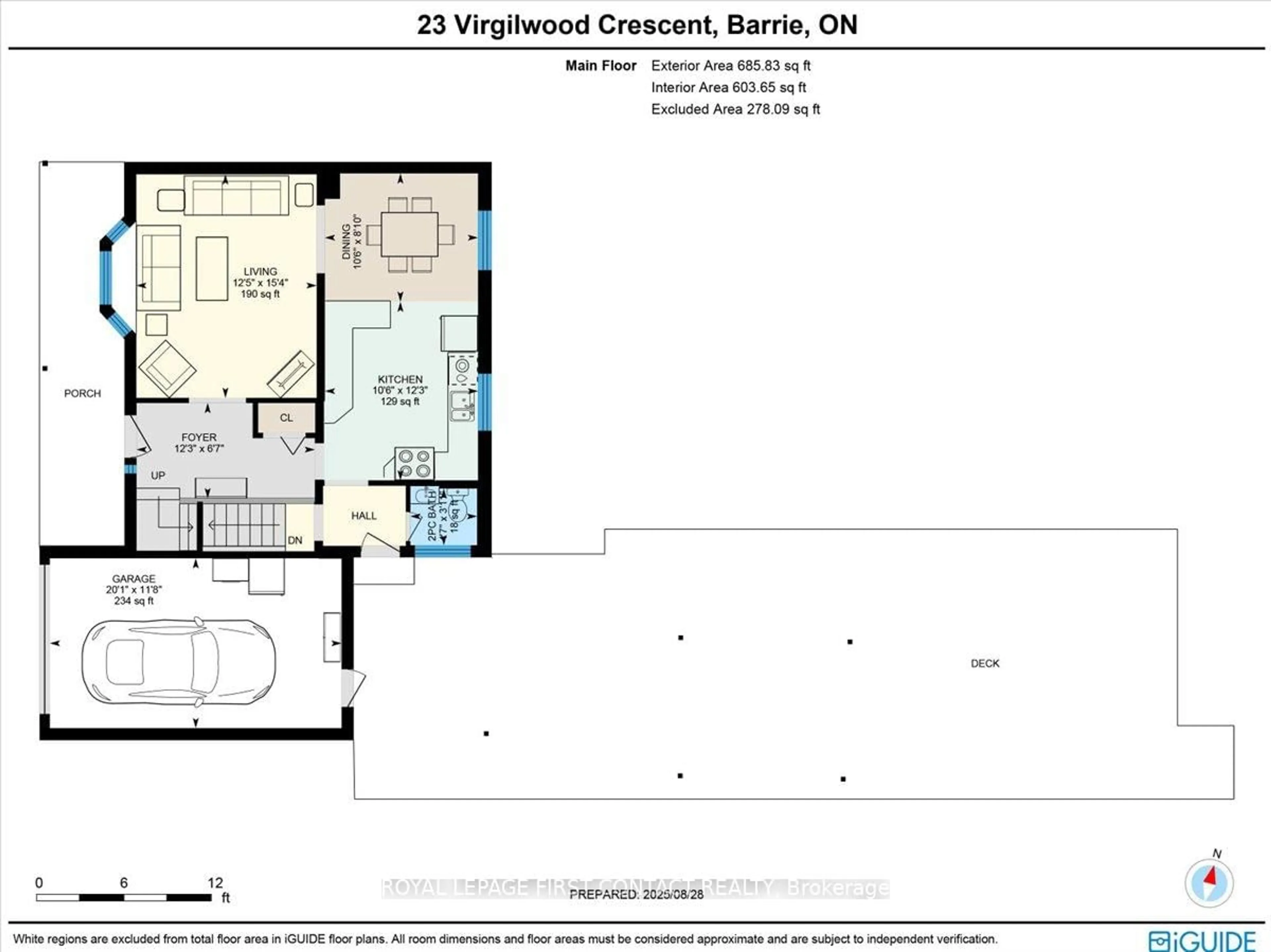 Floor plan for 23 Virgilwood Cres, Barrie Ontario L4M 4X6