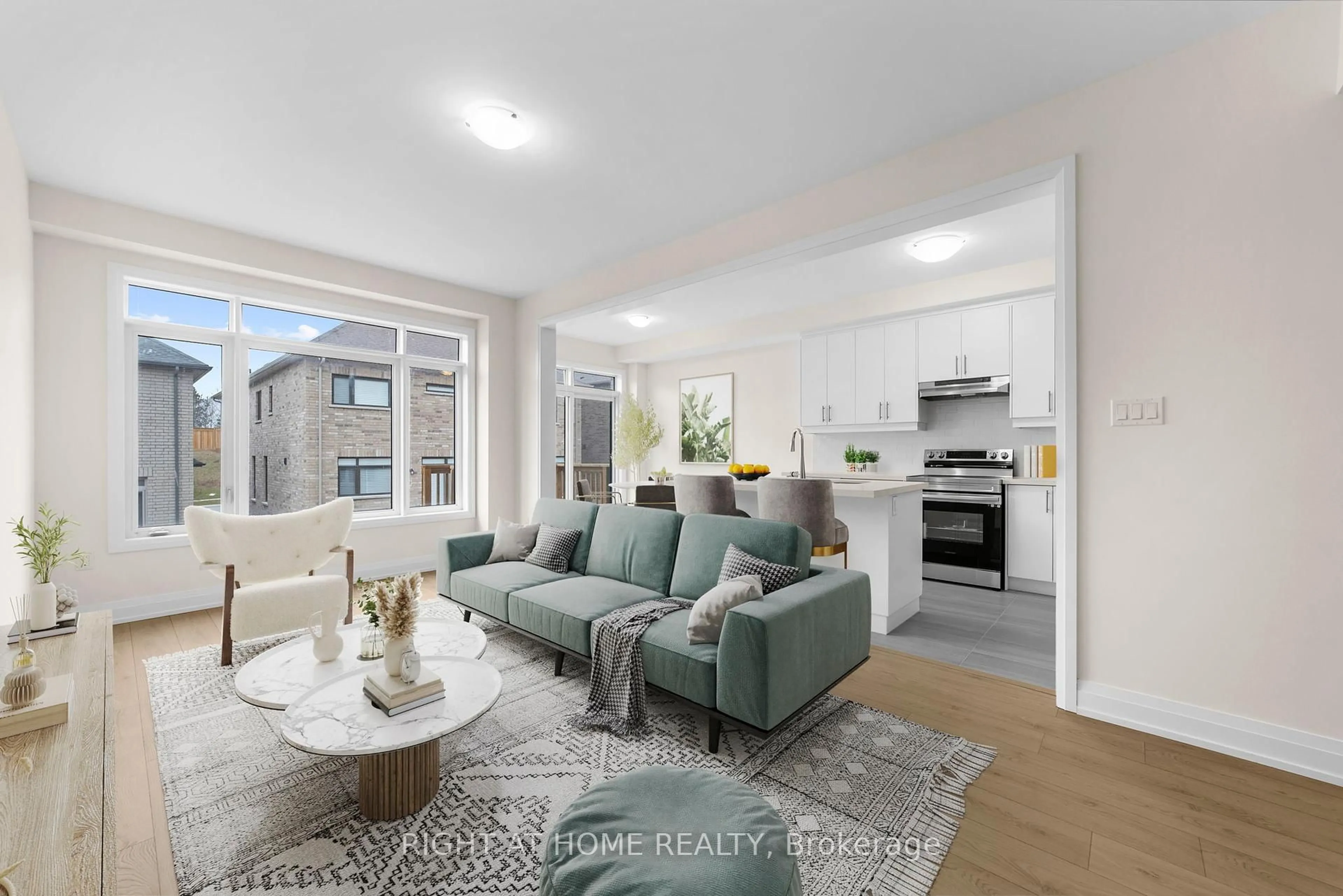 Living room with furniture, unknown for 36 Daffodil Rd, Springwater Ontario L9X 2E1