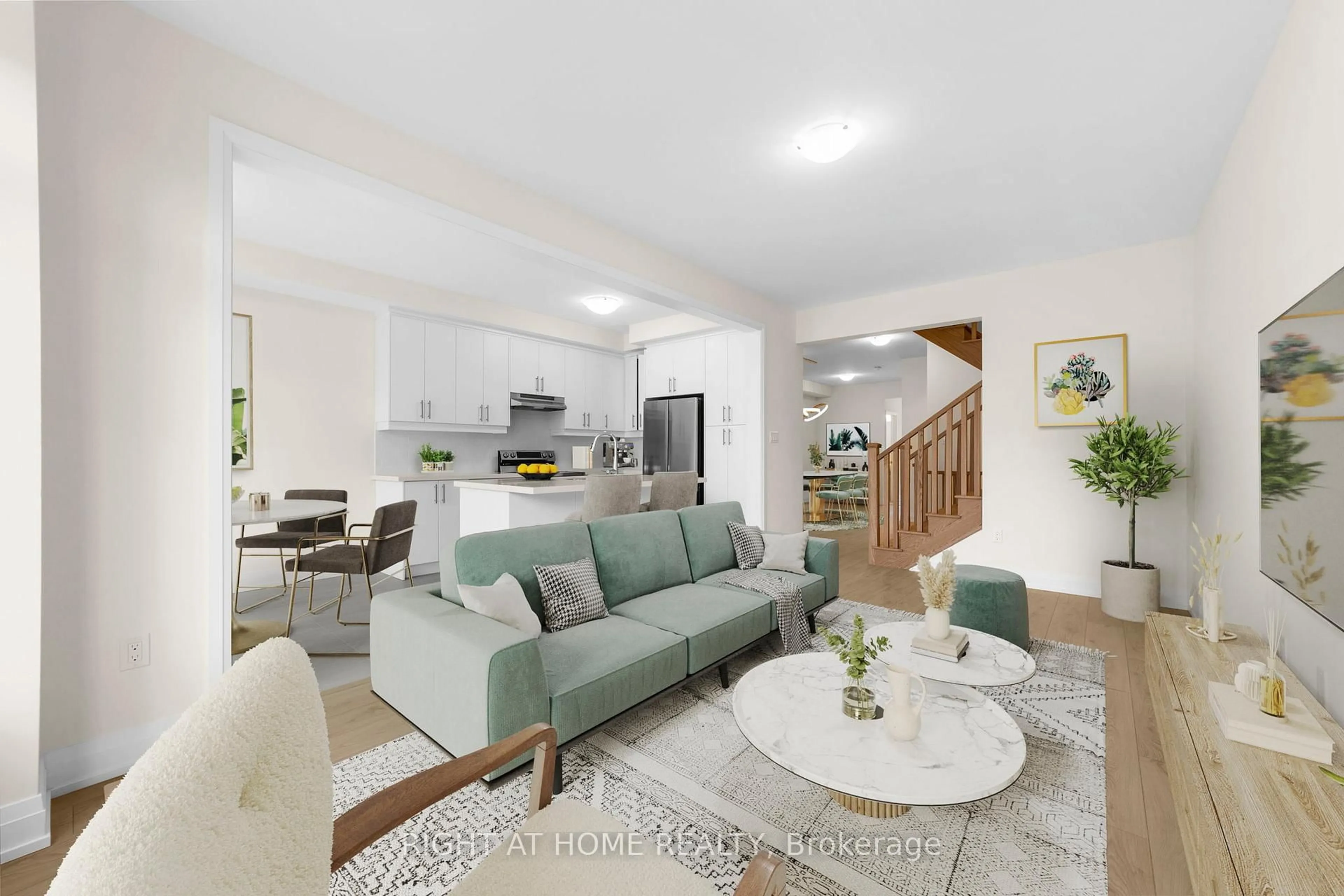 Living room with furniture, unknown for 36 Daffodil Rd, Springwater Ontario L9X 2E1