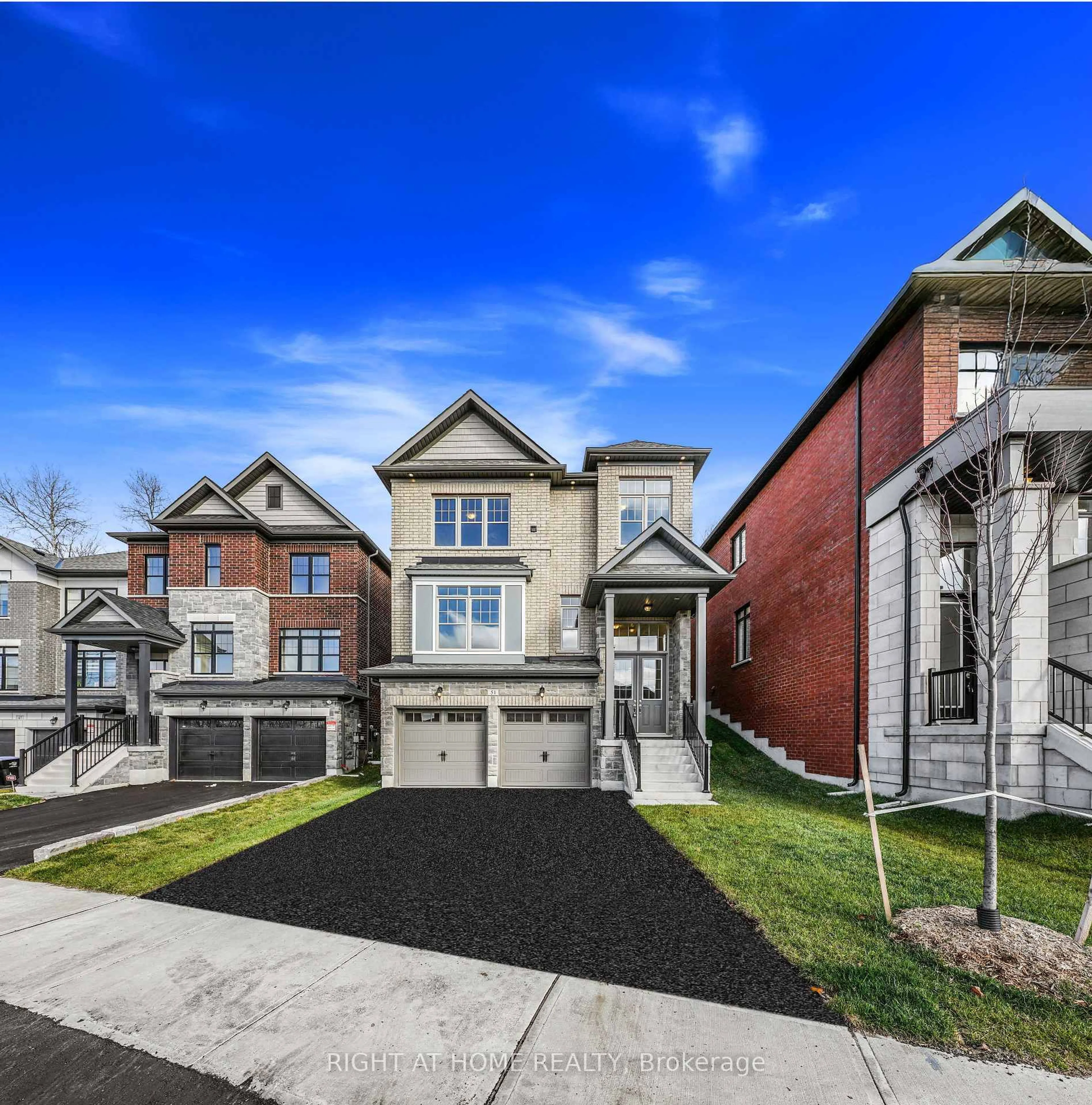 Home with brick exterior material, street for 51 Bearberry Rd, Springwater Ontario L9X 2E1