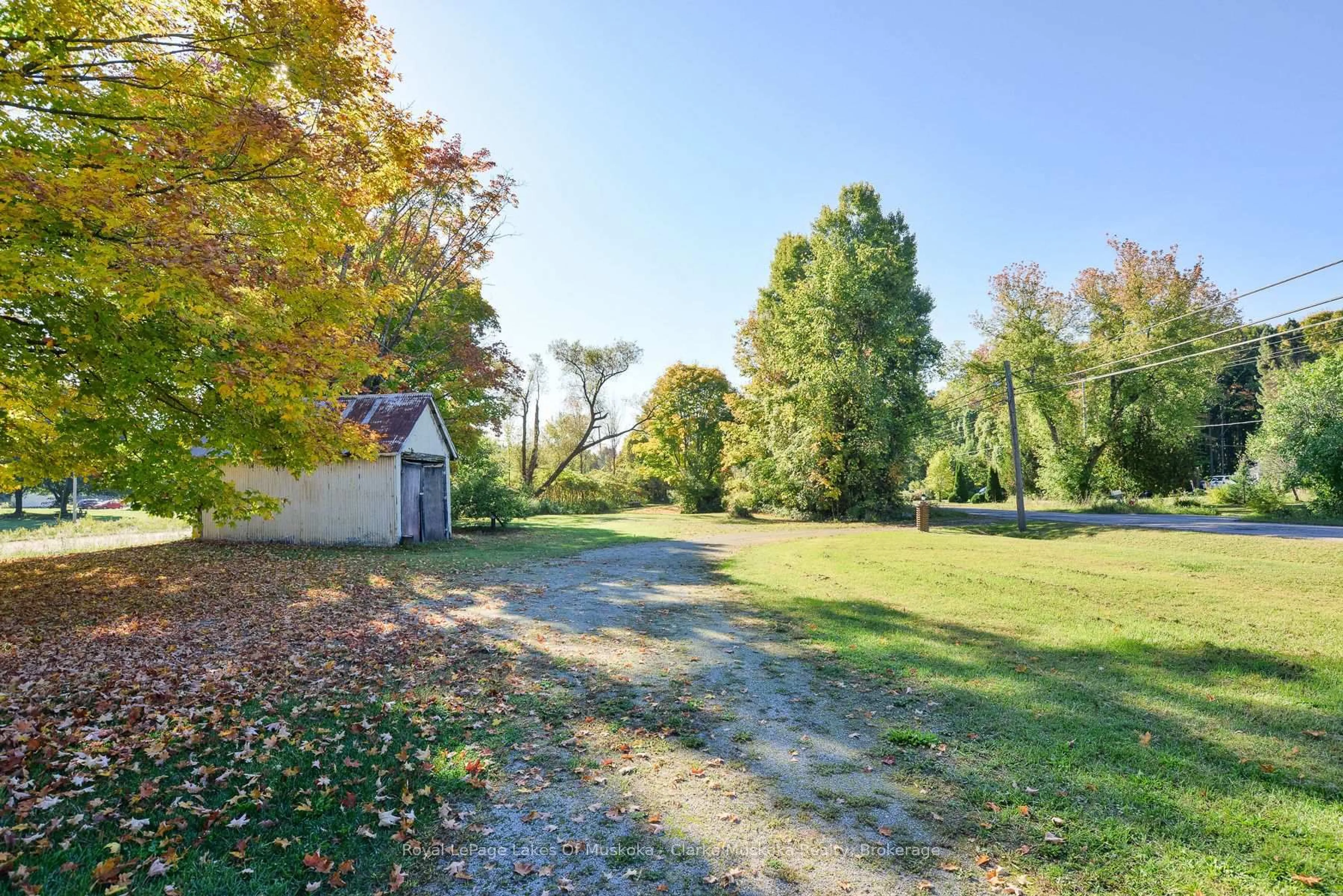 A pic from outside/outdoor area/front of a property/back of a property/a pic from drone, forest/trees view for 1085 R Nelson Rd, Severn Ontario L0K 2C0