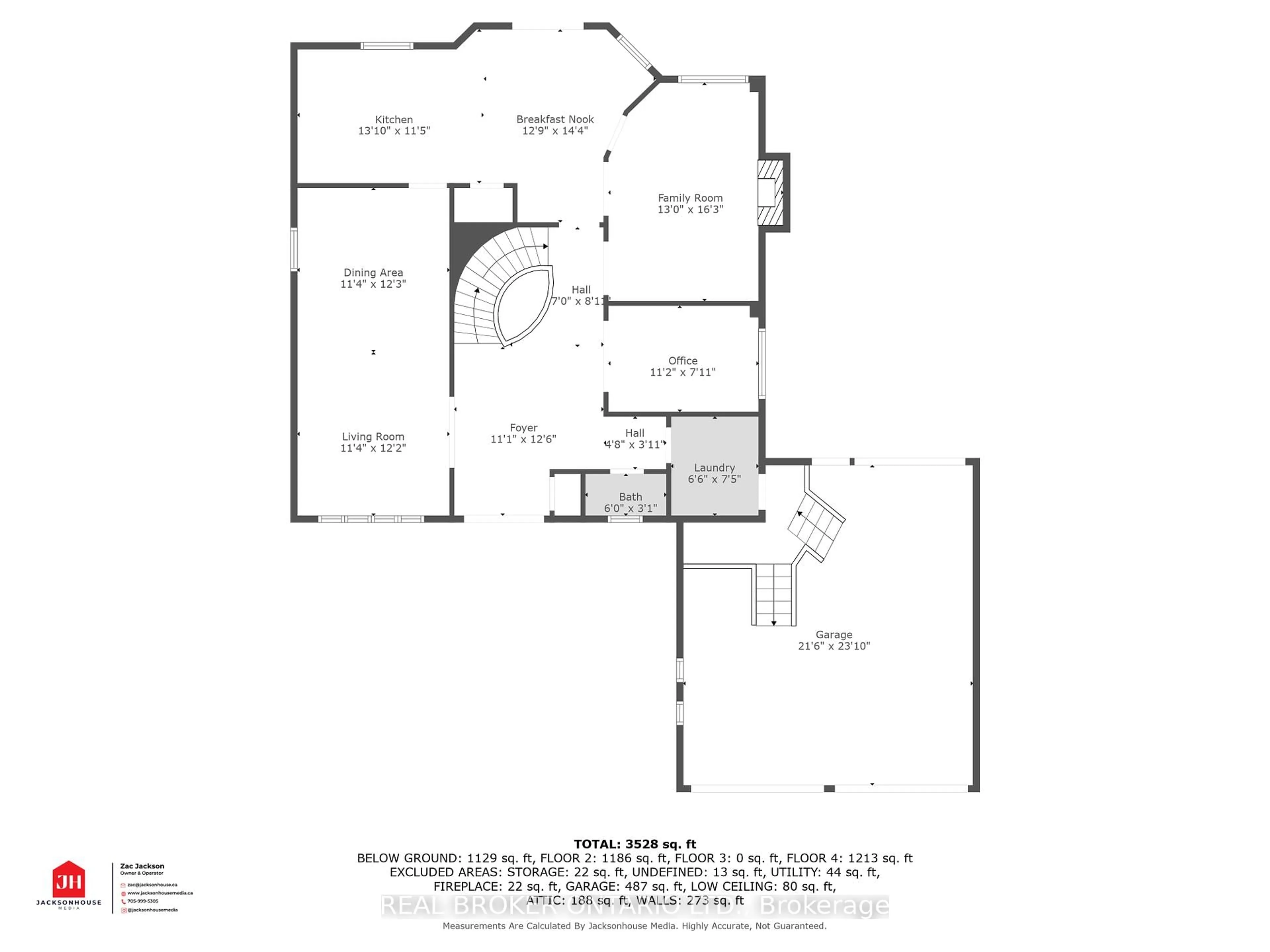 Floor plan for 43 Crimson Ridge Rd, Barrie Ontario L4N 9S1