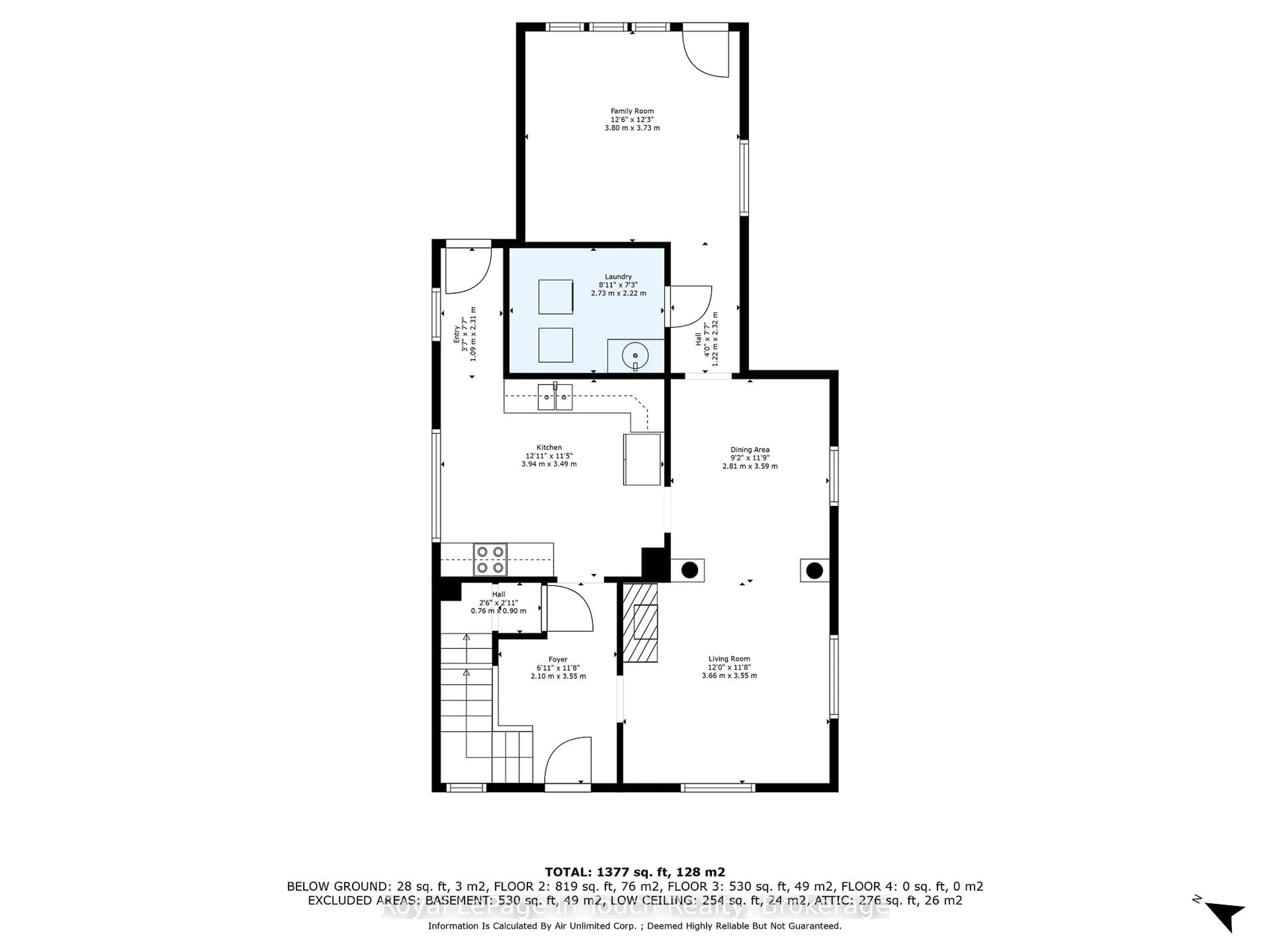 Floor plan for 431 Manly St, Midland Ontario L4R 3E6