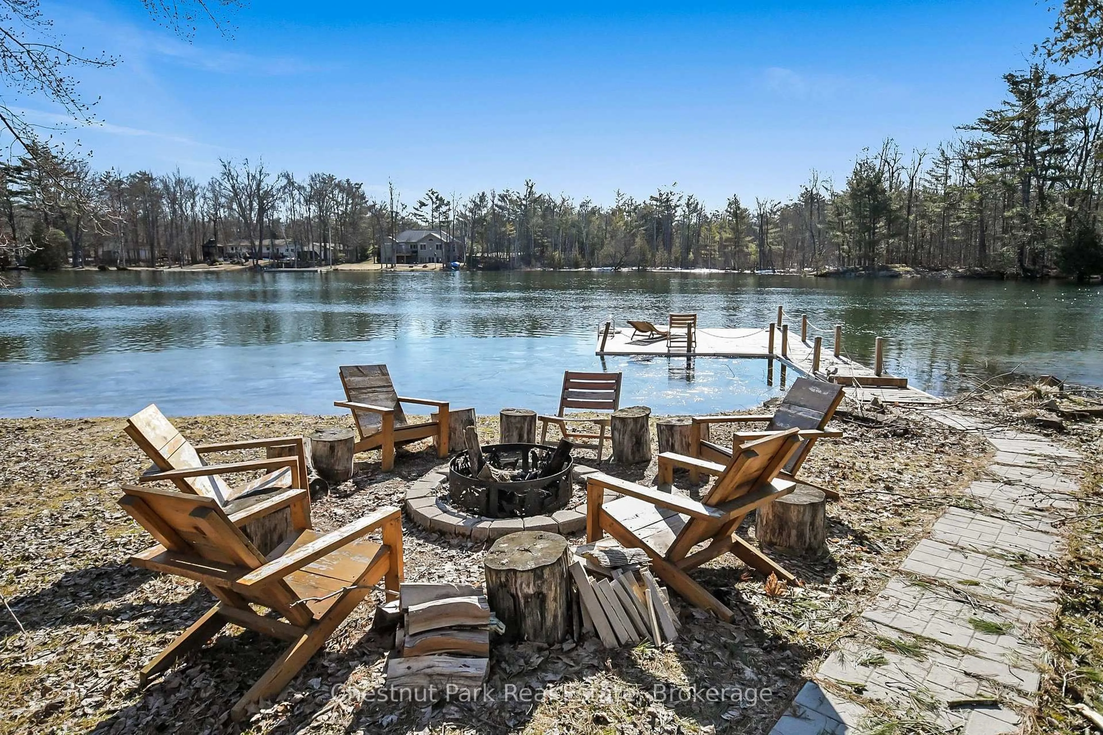 Patio, water/lake/river/ocean view for 7609 Somerset Park, Ramara Ontario L0K 2B0