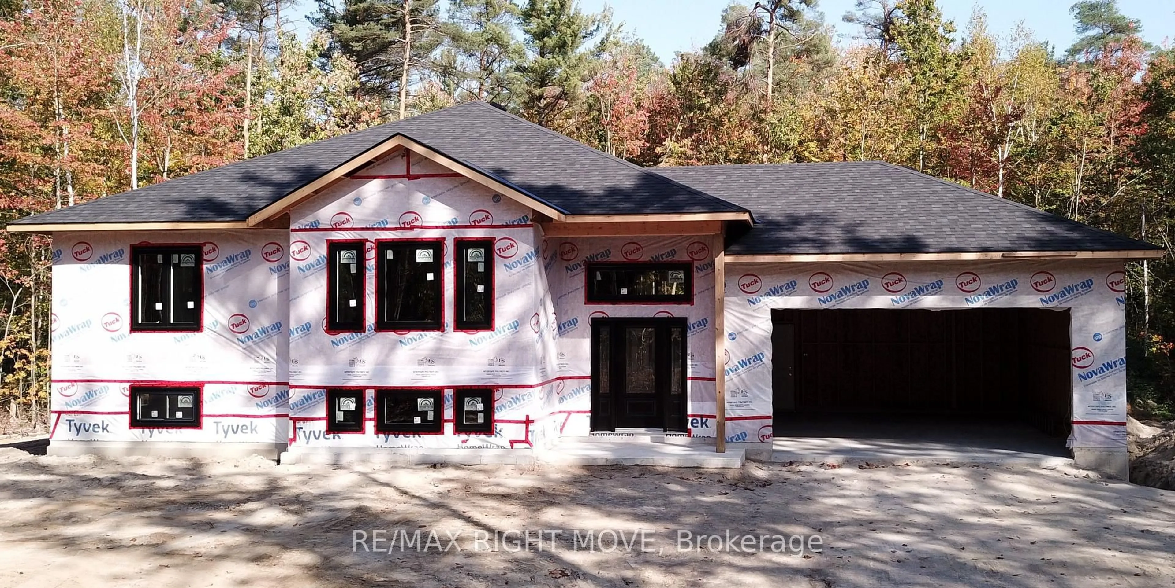 Home with vinyl exterior material, street for 5791 Richwood Pl, Ramara Ontario L0K 1W0