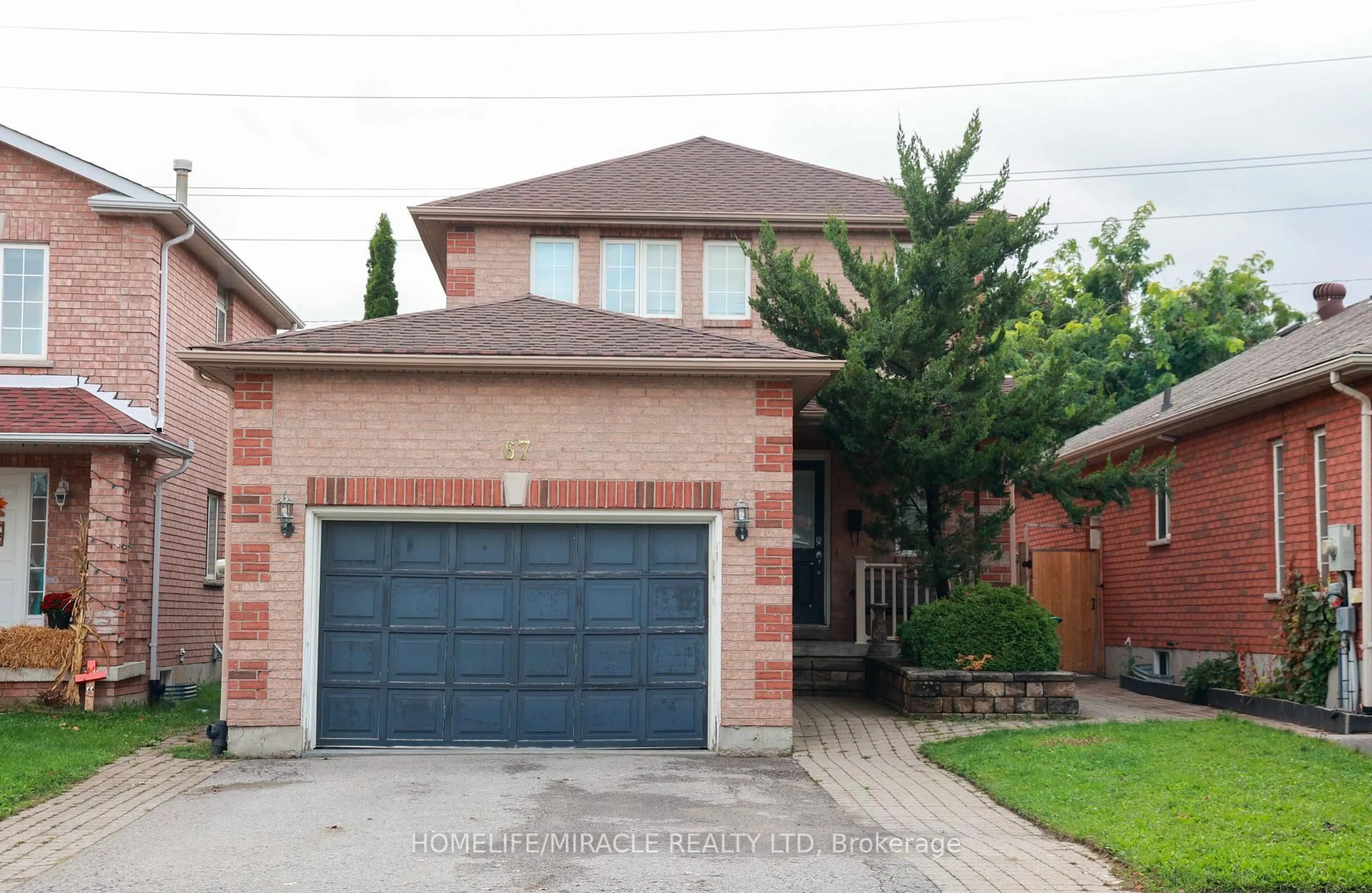 Home with brick exterior material, street for 67 Stollar Blvd, Barrie Ontario L4N 6N3