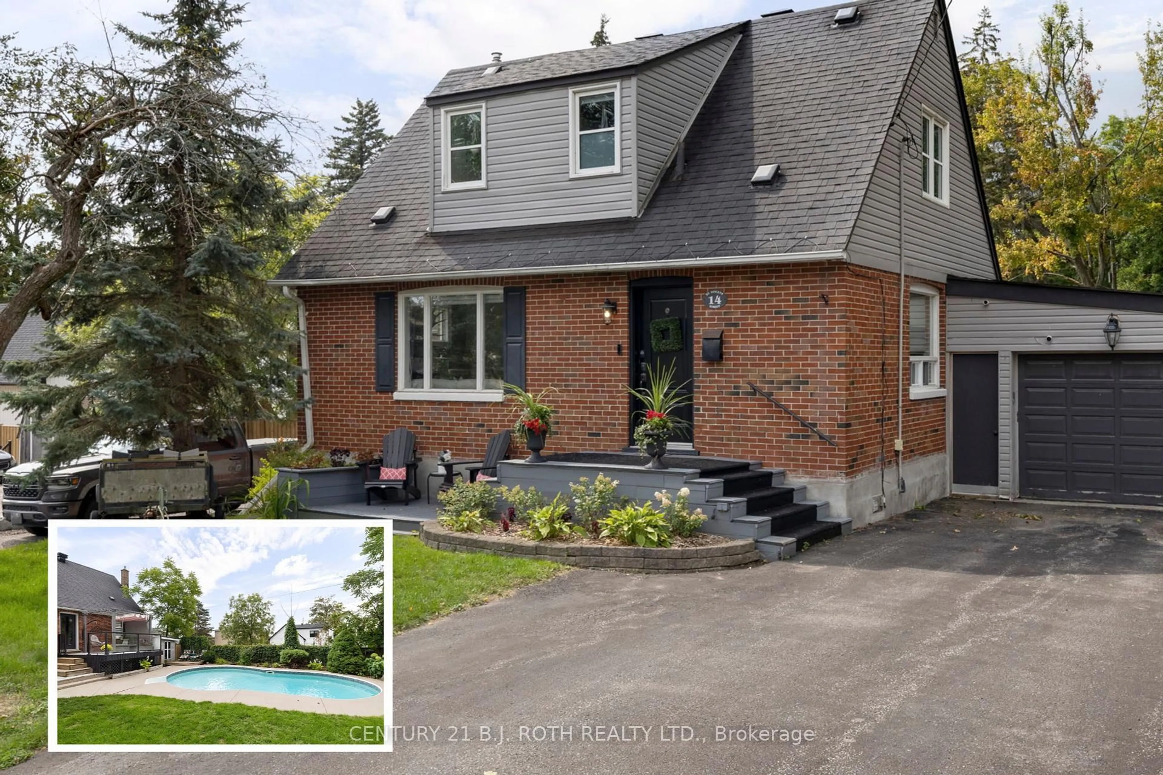 Home with brick exterior material, street for 14 ST.VINCENT St, Barrie Ontario L4M 3Y2
