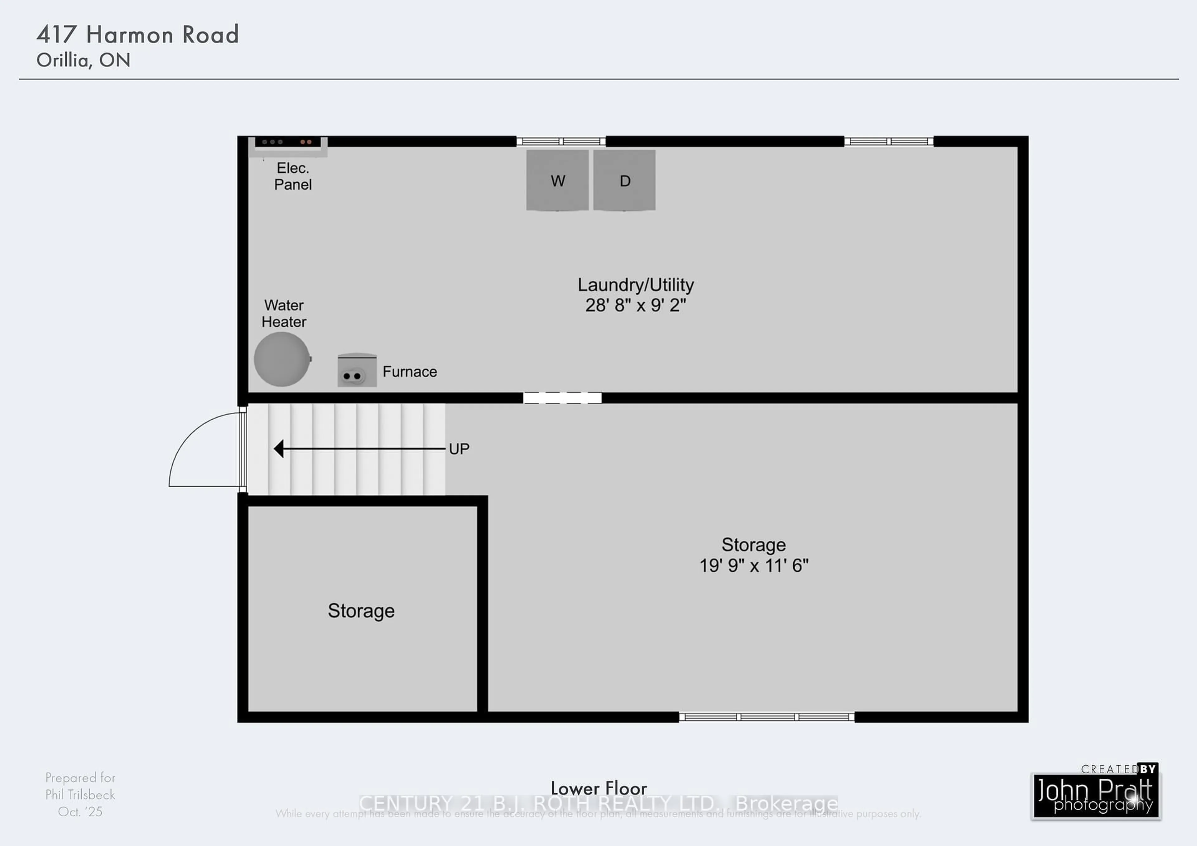 Floor plan for 417 Harmon Rd, Orillia Ontario L3V 2H3