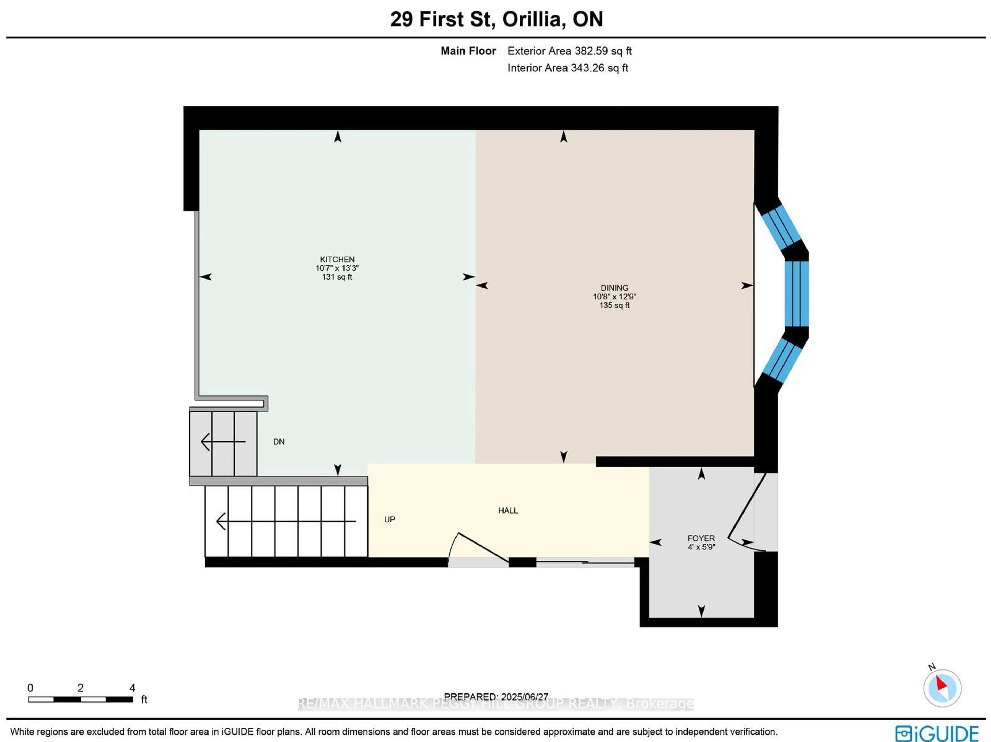 Floor plan for 29 First St, Orillia Ontario L3V 4A8