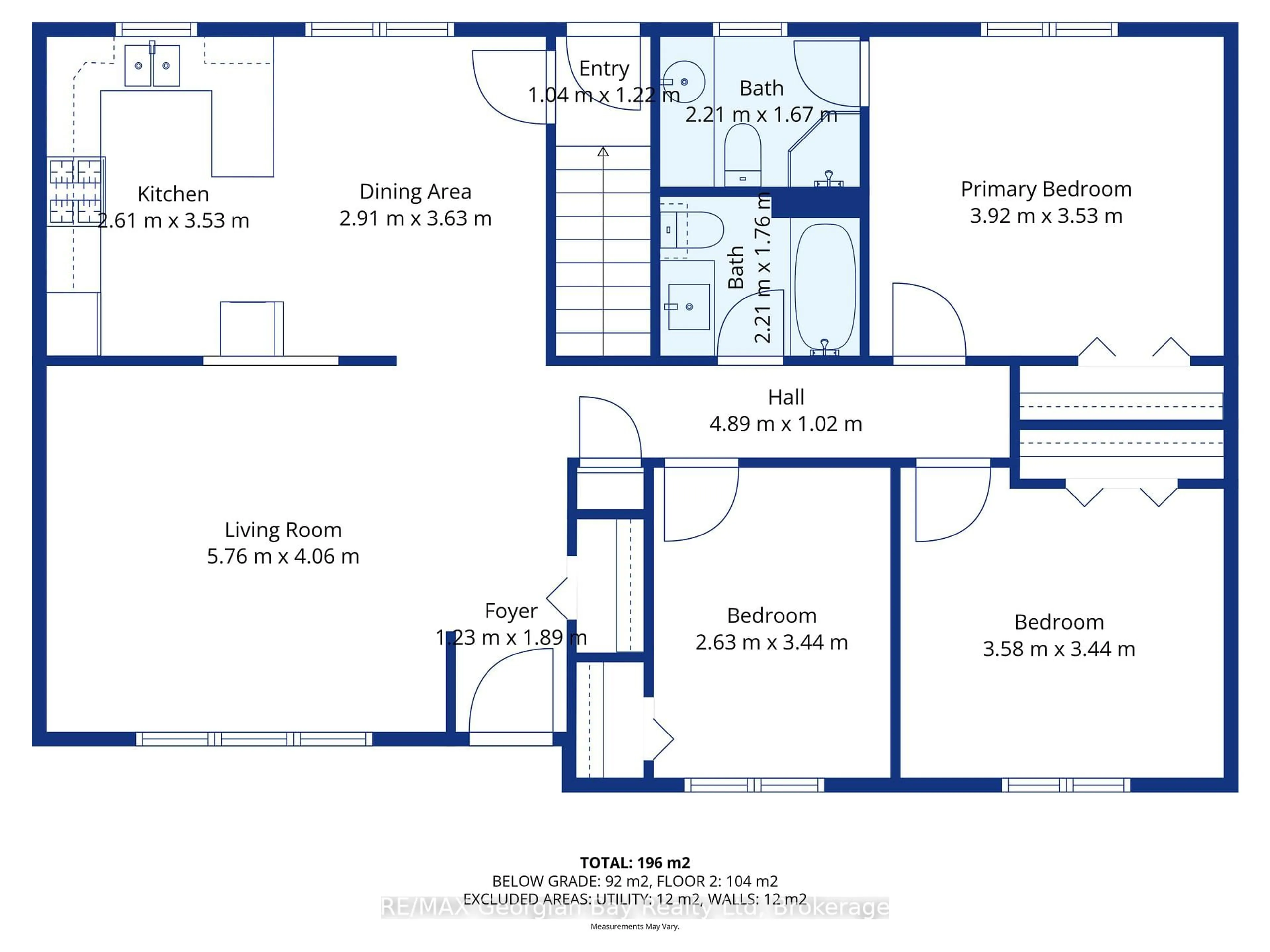 Floor plan for 56 Becketts Side Rd, Tay Ontario L0K 2C0