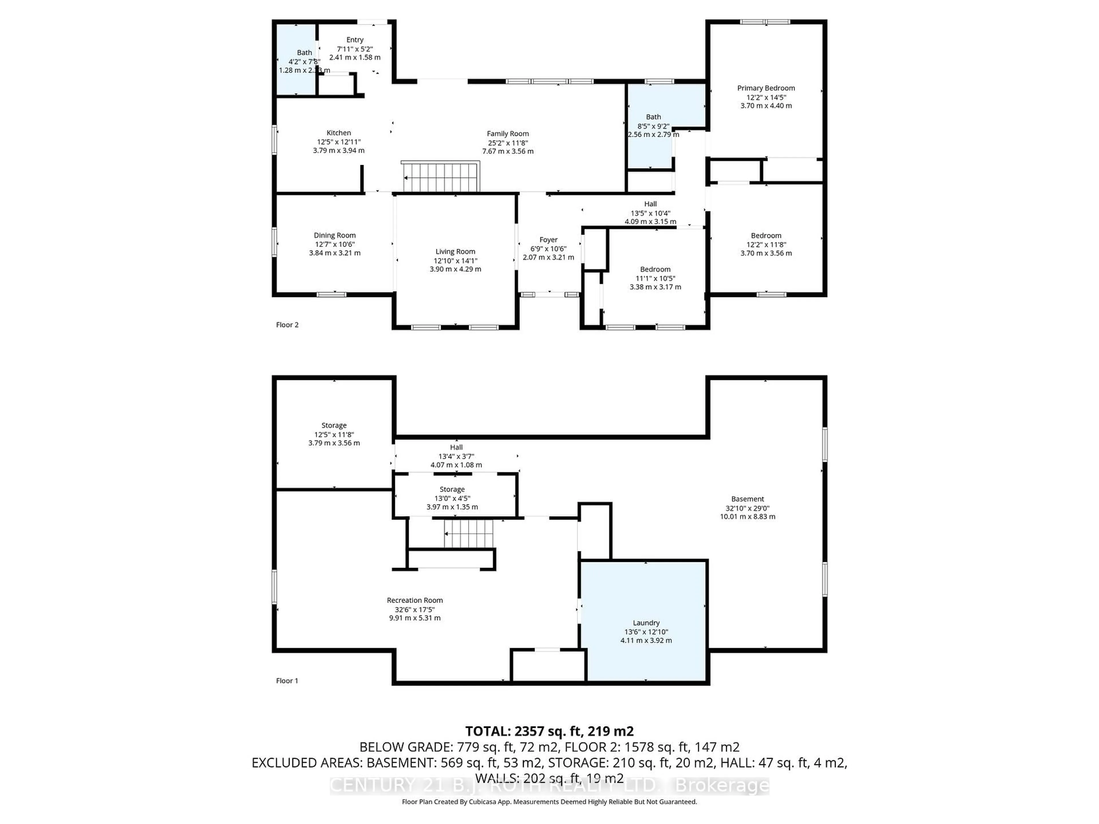 Floor plan for 1059 Birchcliffe Cres, Severn Ontario L3V 0W1