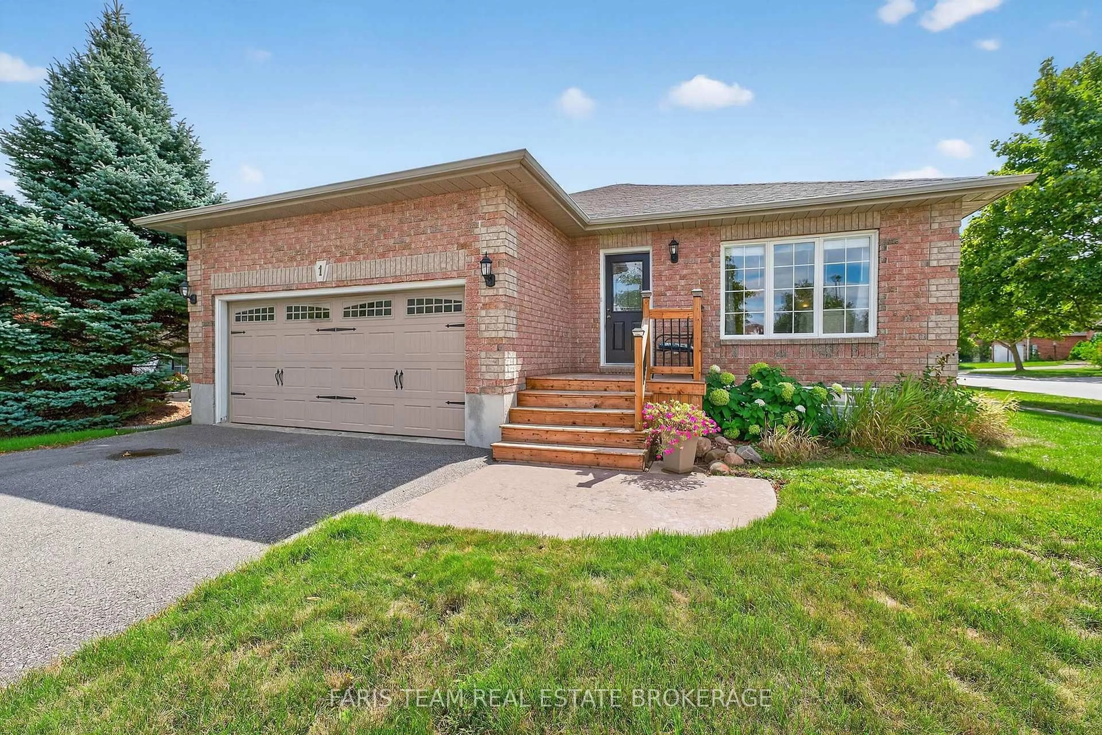 Home with brick exterior material, street for 1 Touchette Dr, Barrie Ontario L4N 7L8