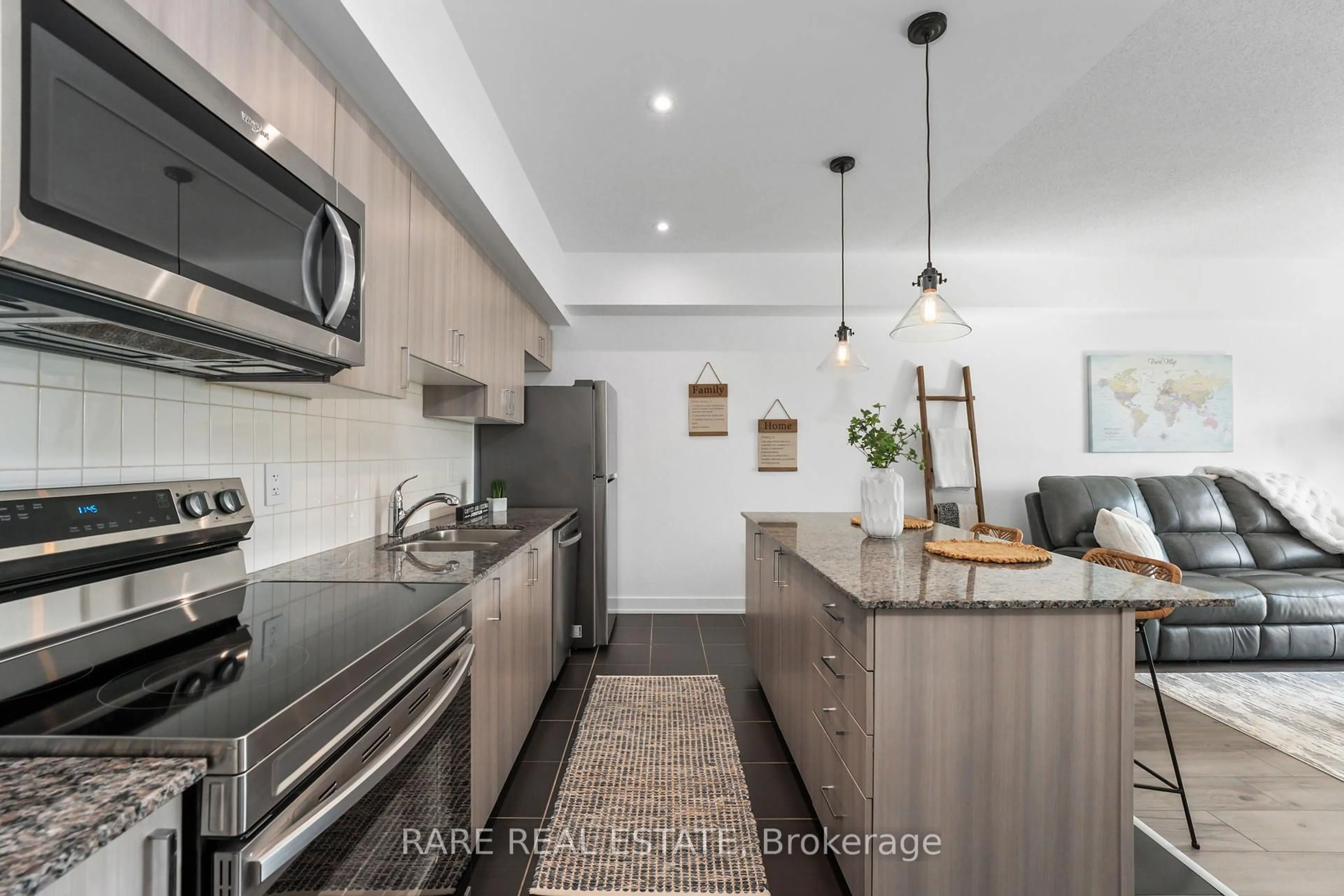 Open concept kitchen, unknown for 5 Chef Lane #506, Barrie Ontario L9J 0J8