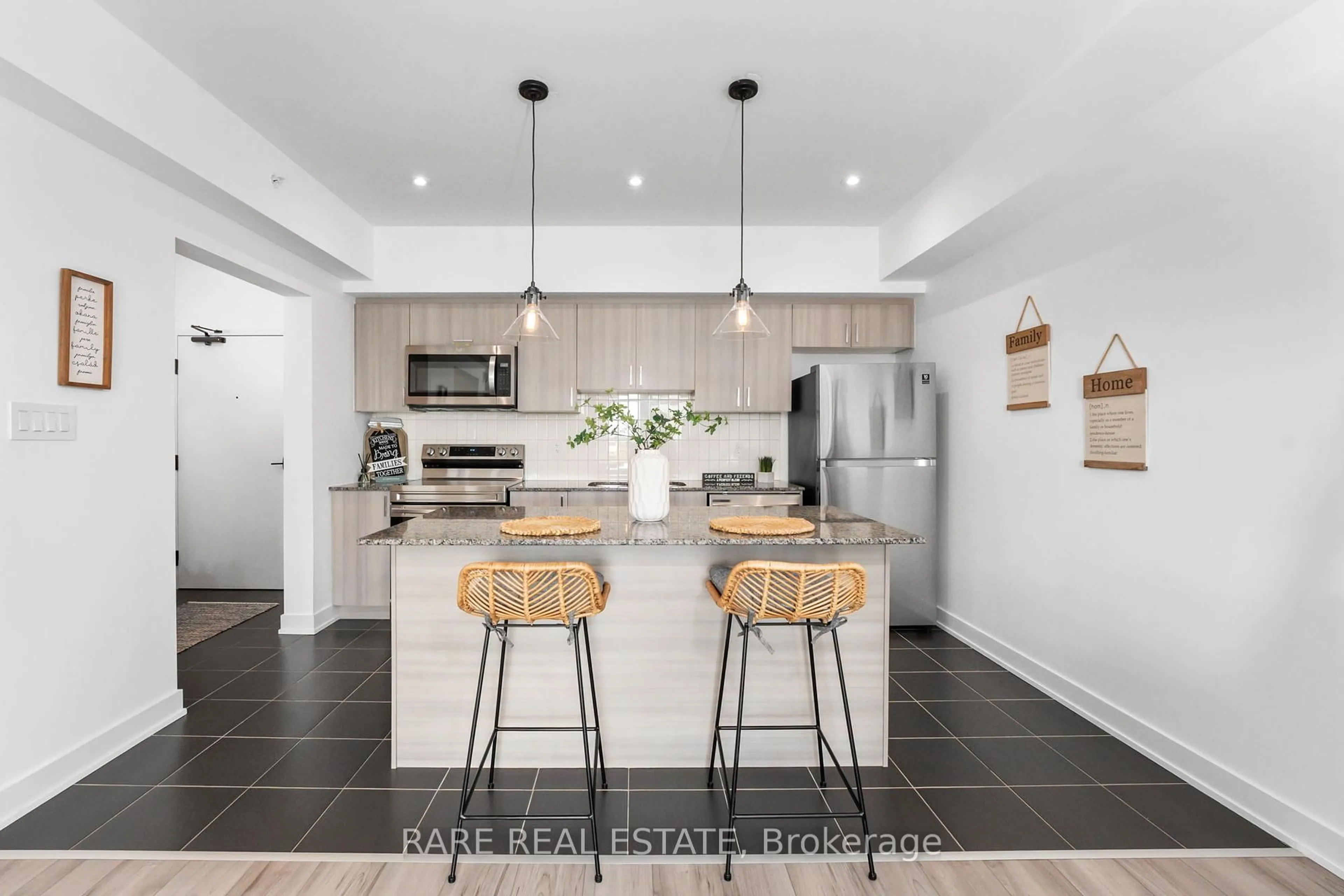 Open concept kitchen, unknown for 5 Chef Lane #506, Barrie Ontario L9J 0J8