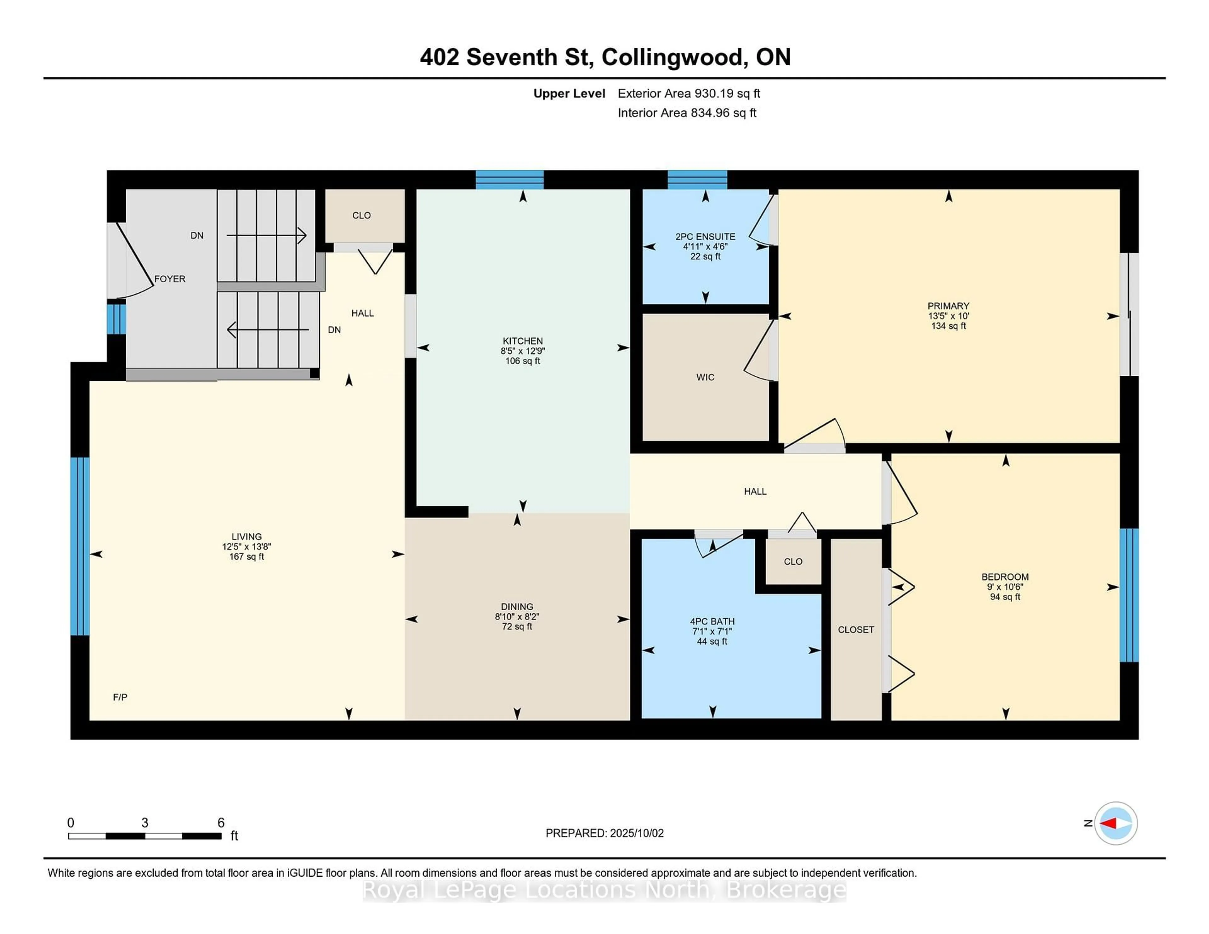 Floor plan for 402 SEVENTH St, Collingwood Ontario L9Y 2B5