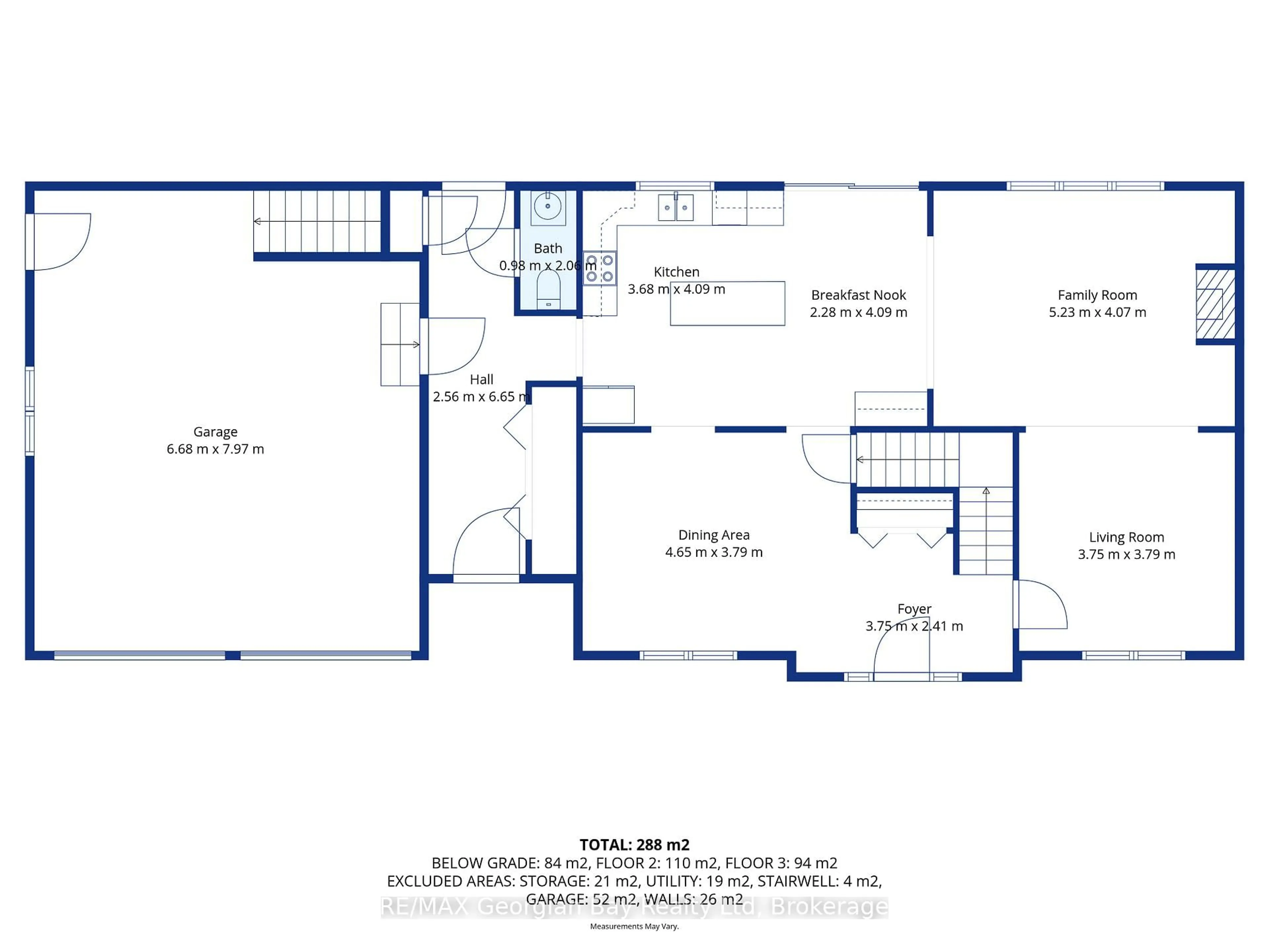 Floor plan for 32 Johnston St, Tiny Ontario L0L 2T0